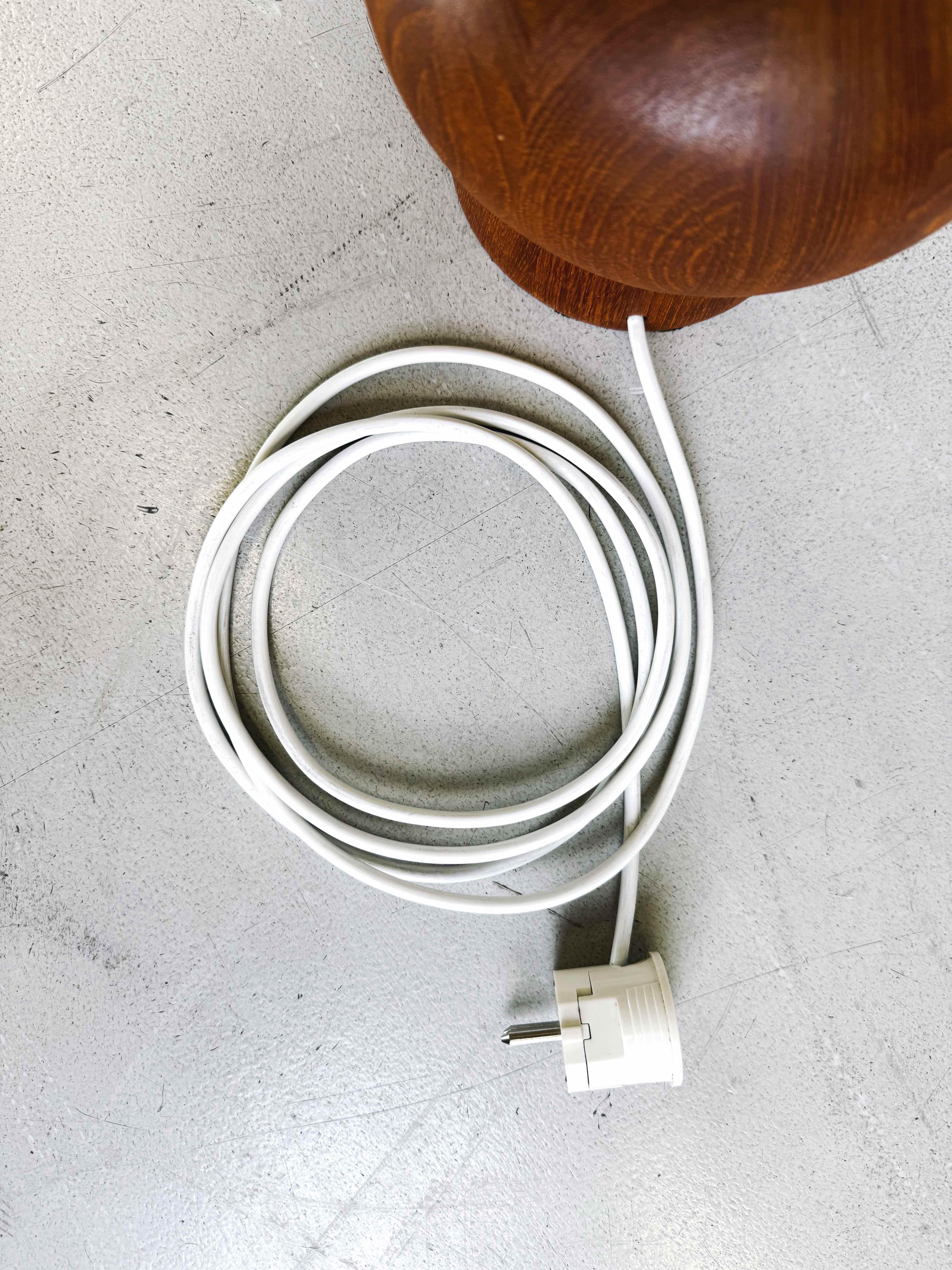 Danish Original Midcentury table lamp floor lamp teak 1960s danish For Sale