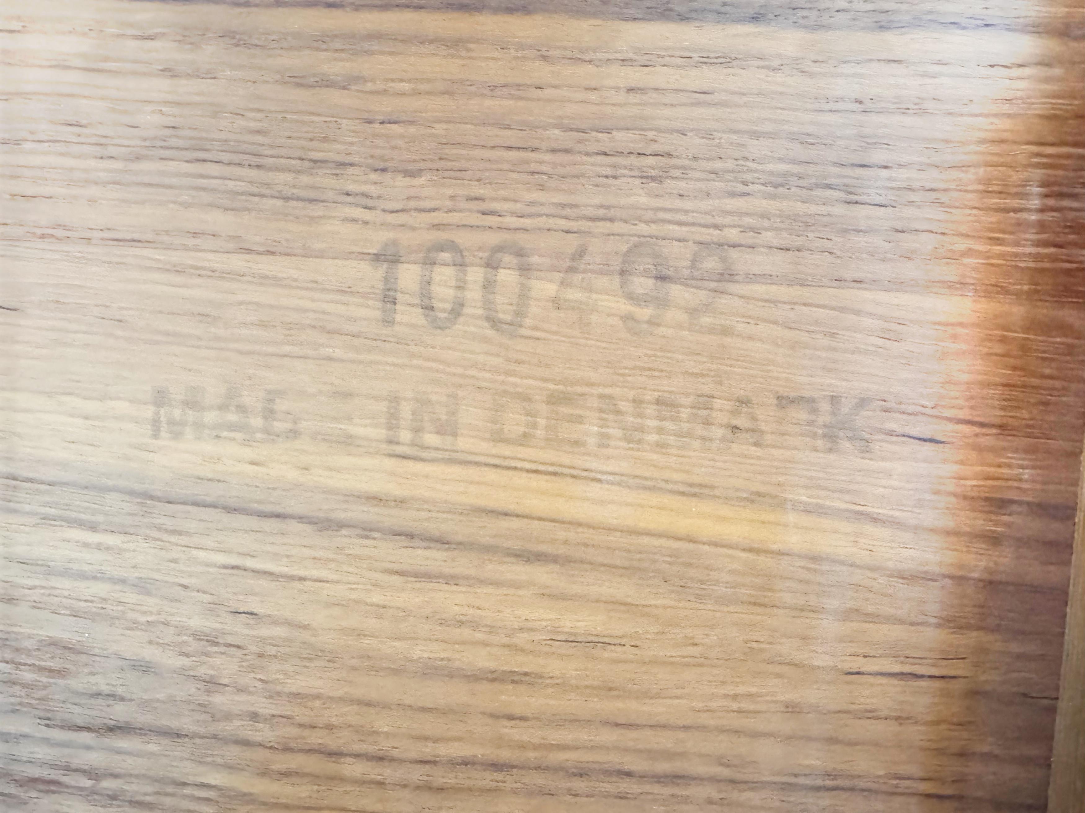Original Midcentury Teak Esstisch ausziehbar 1960s Vintage Tisch en vente 3