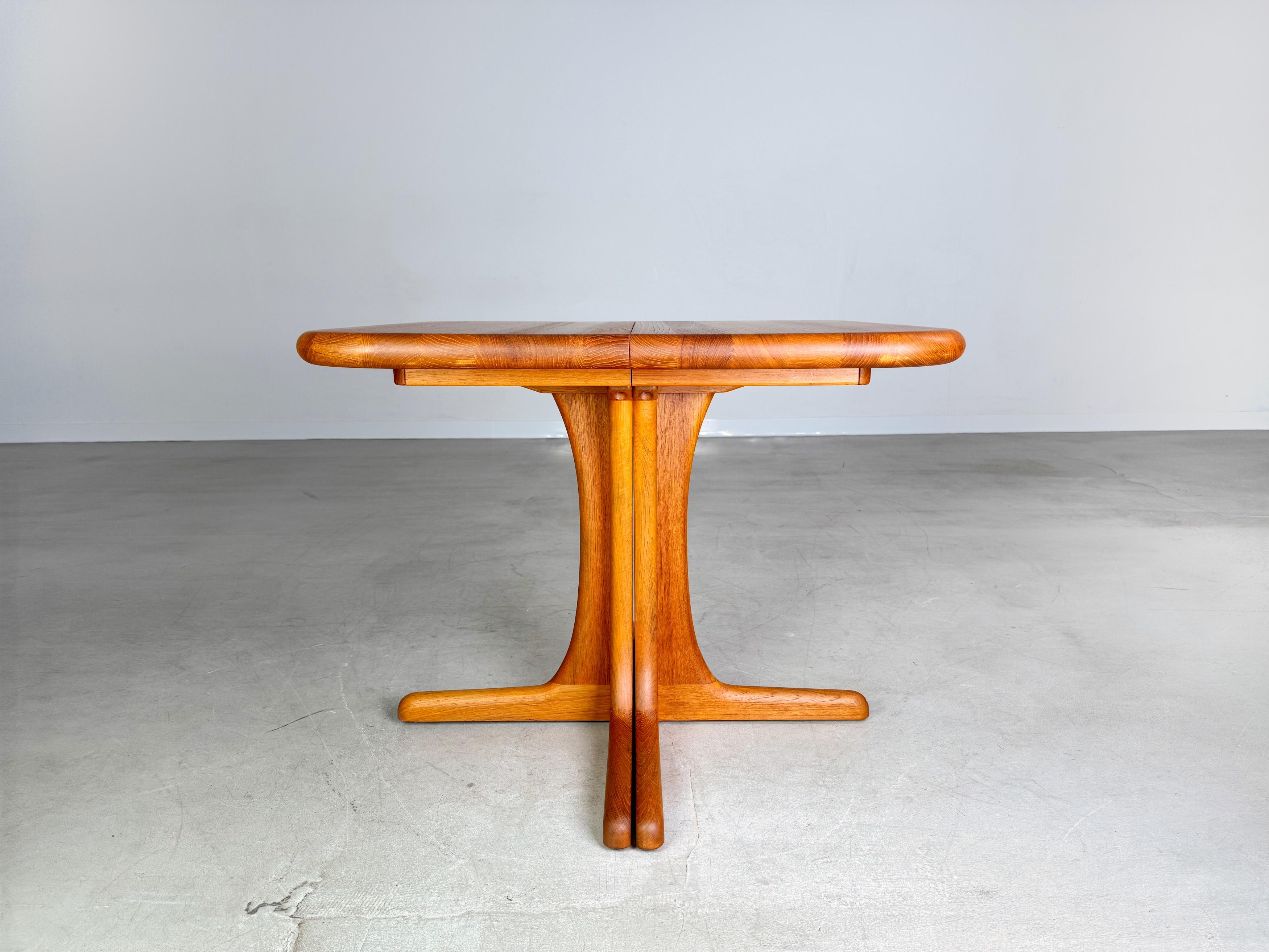 Original Midcentury Teak Esstisch ausziehbar 1960s Vintage Tisch Bon état - En vente à Berlin, DE