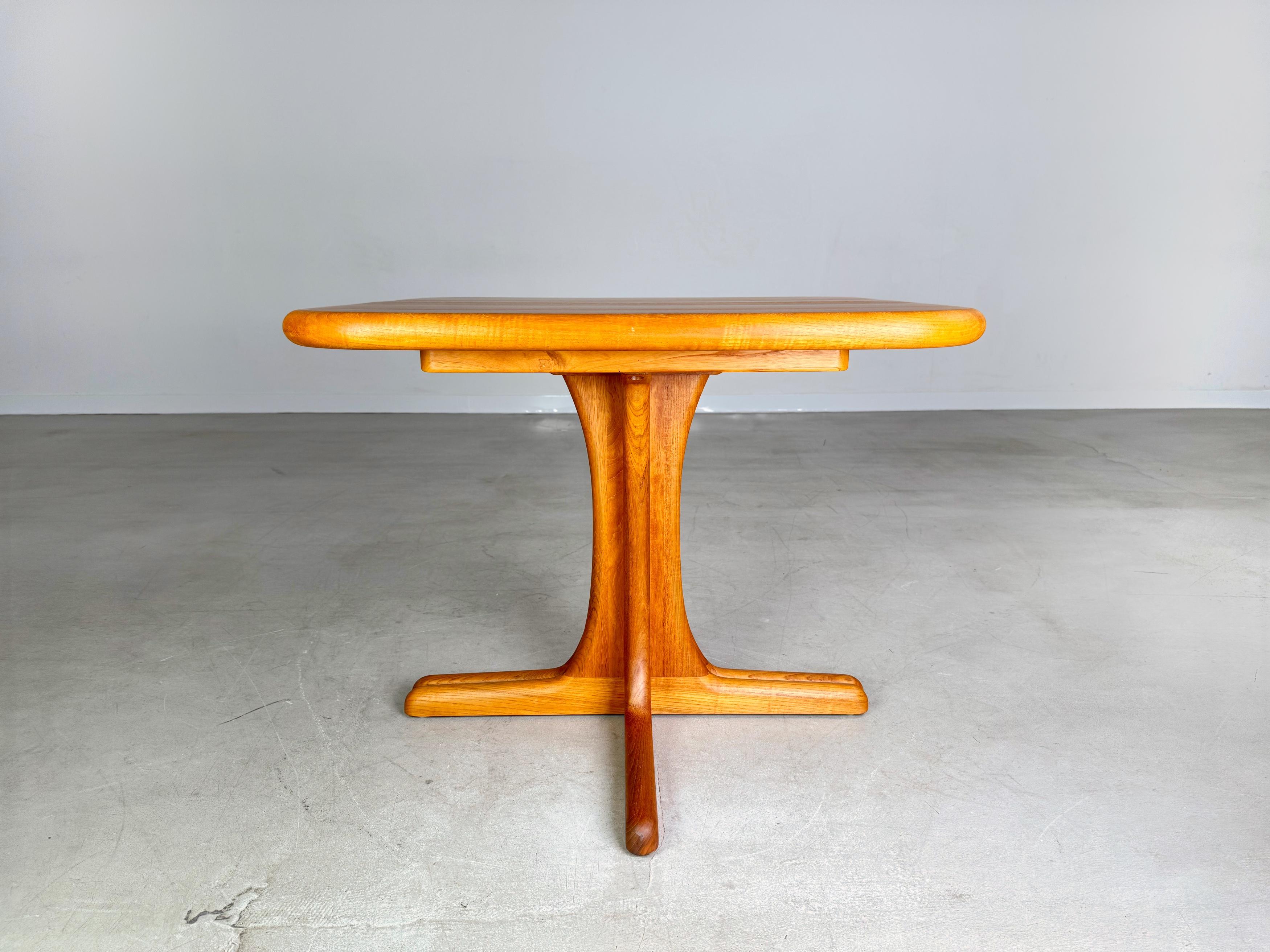 Milieu du XXe siècle Original Midcentury Teak Esstisch ausziehbar 1960s Vintage Tisch en vente
