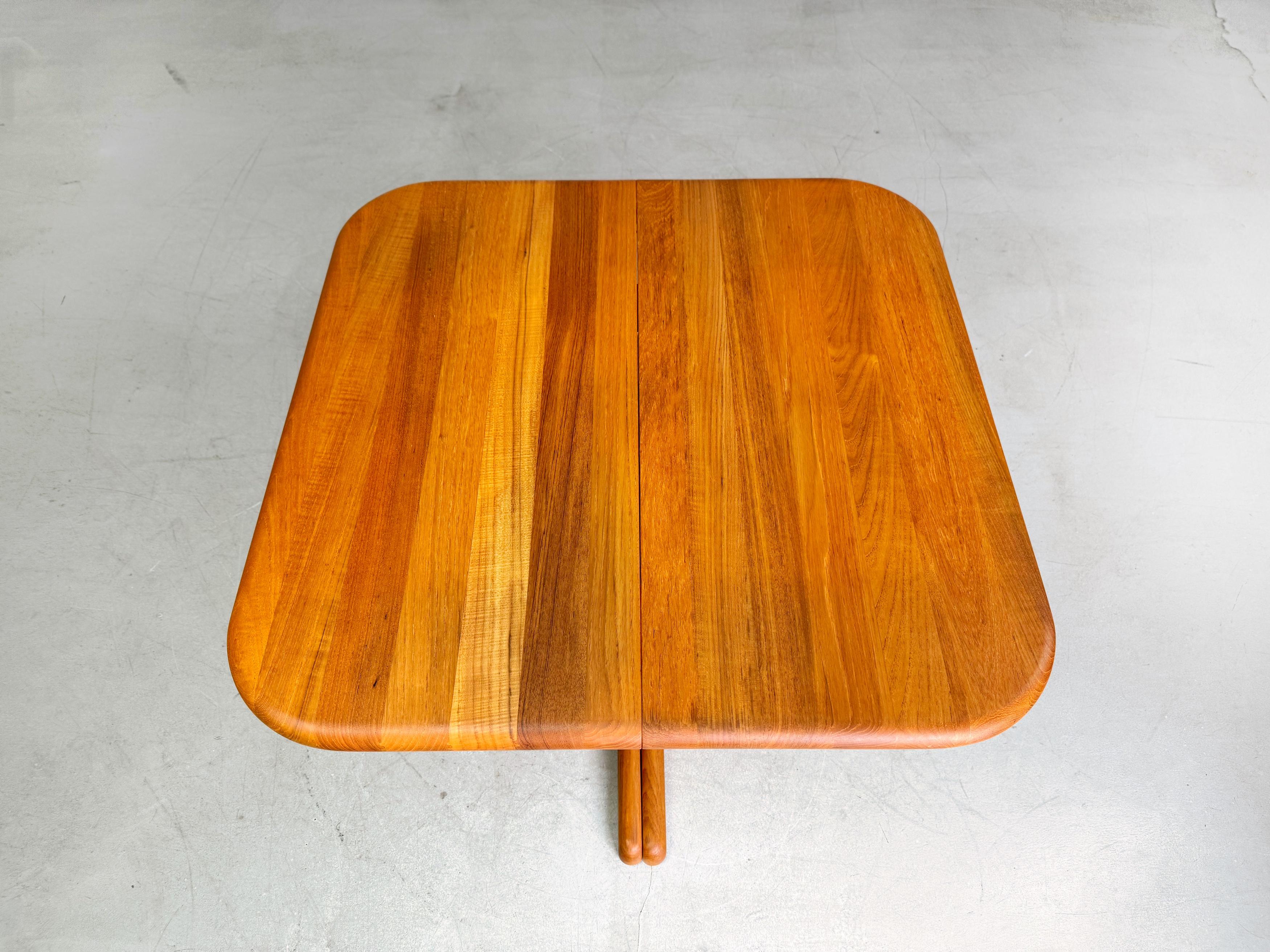Teck Original Midcentury Teak Esstisch ausziehbar 1960s Vintage Tisch en vente