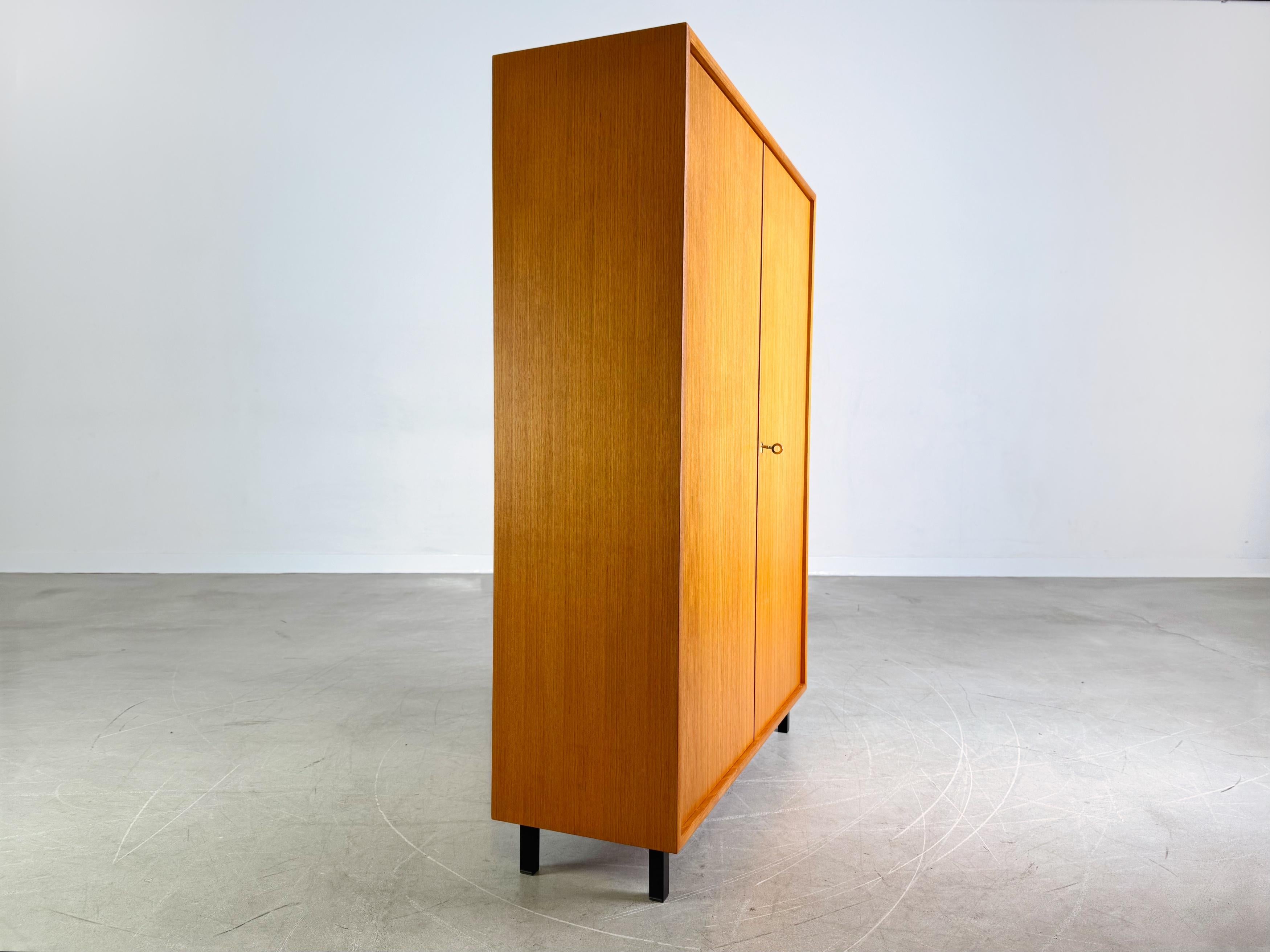German Original Midcentury WK Möbel Schrank Kommode Teak 1960 Vintage For Sale