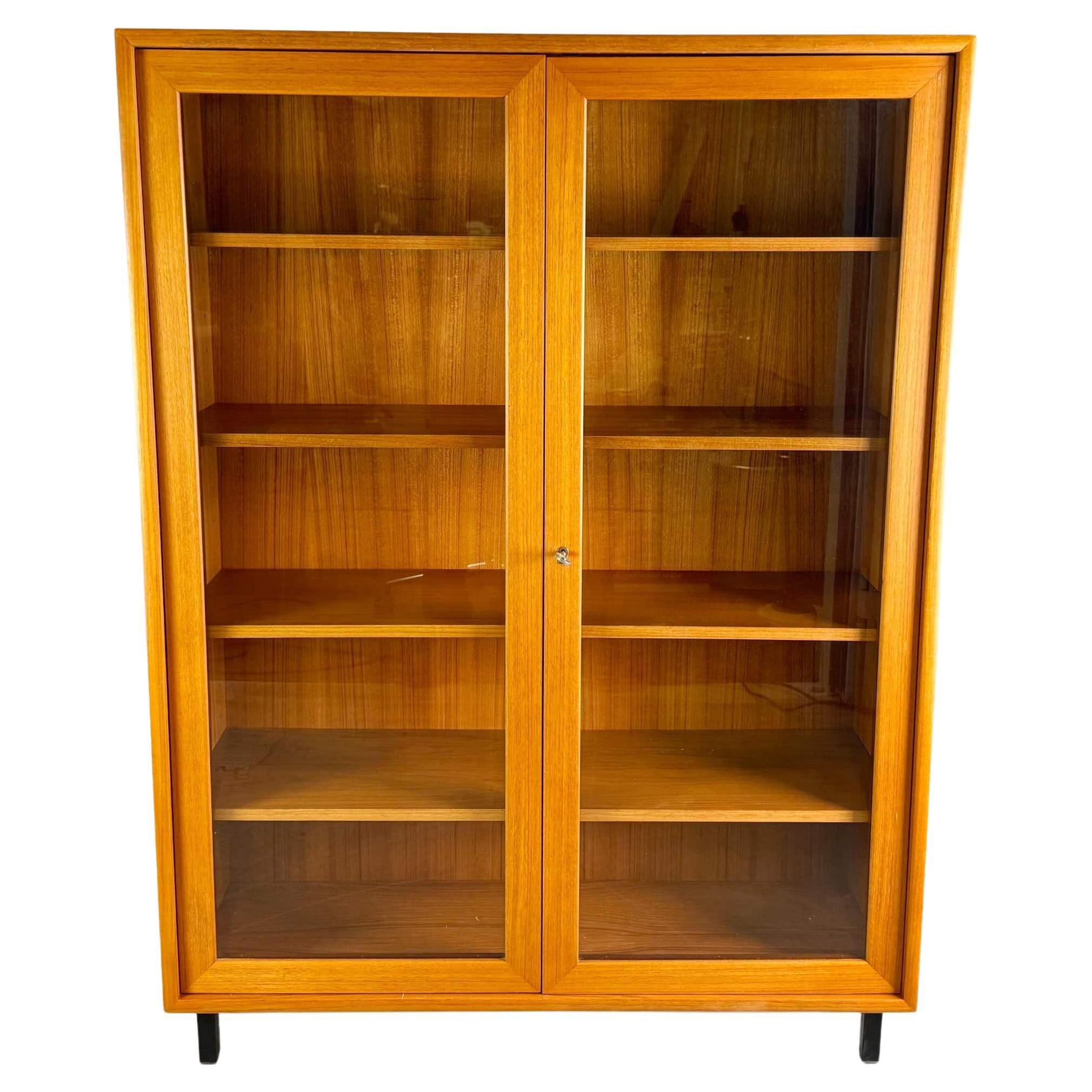 Original Midcentury WK Möbel Vitrine II Schrank Teak 1960 Vintage
