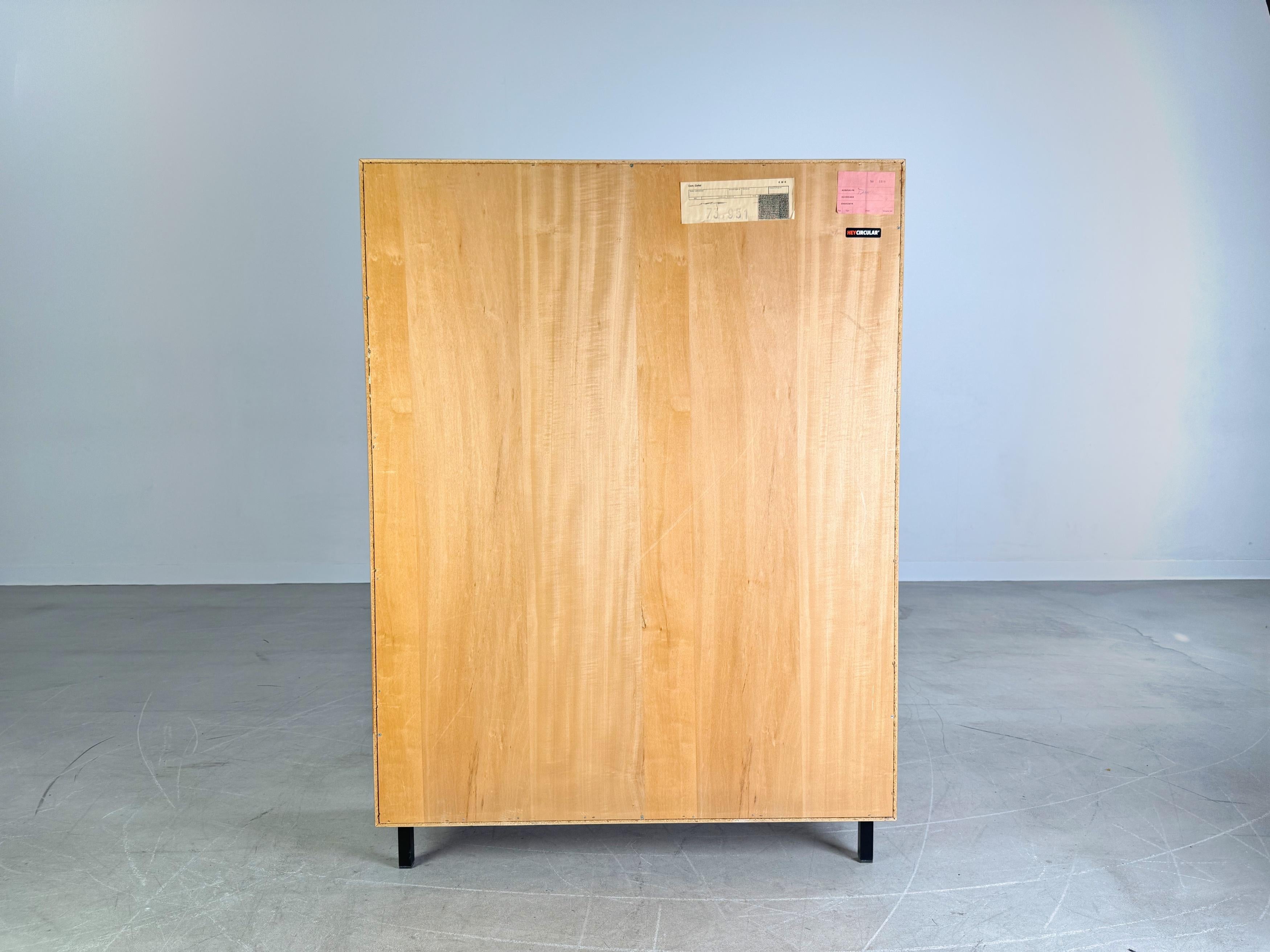 Original Midcentury WK Möbel Vitrine Schrank Teak 1960 Vintage en venta 2