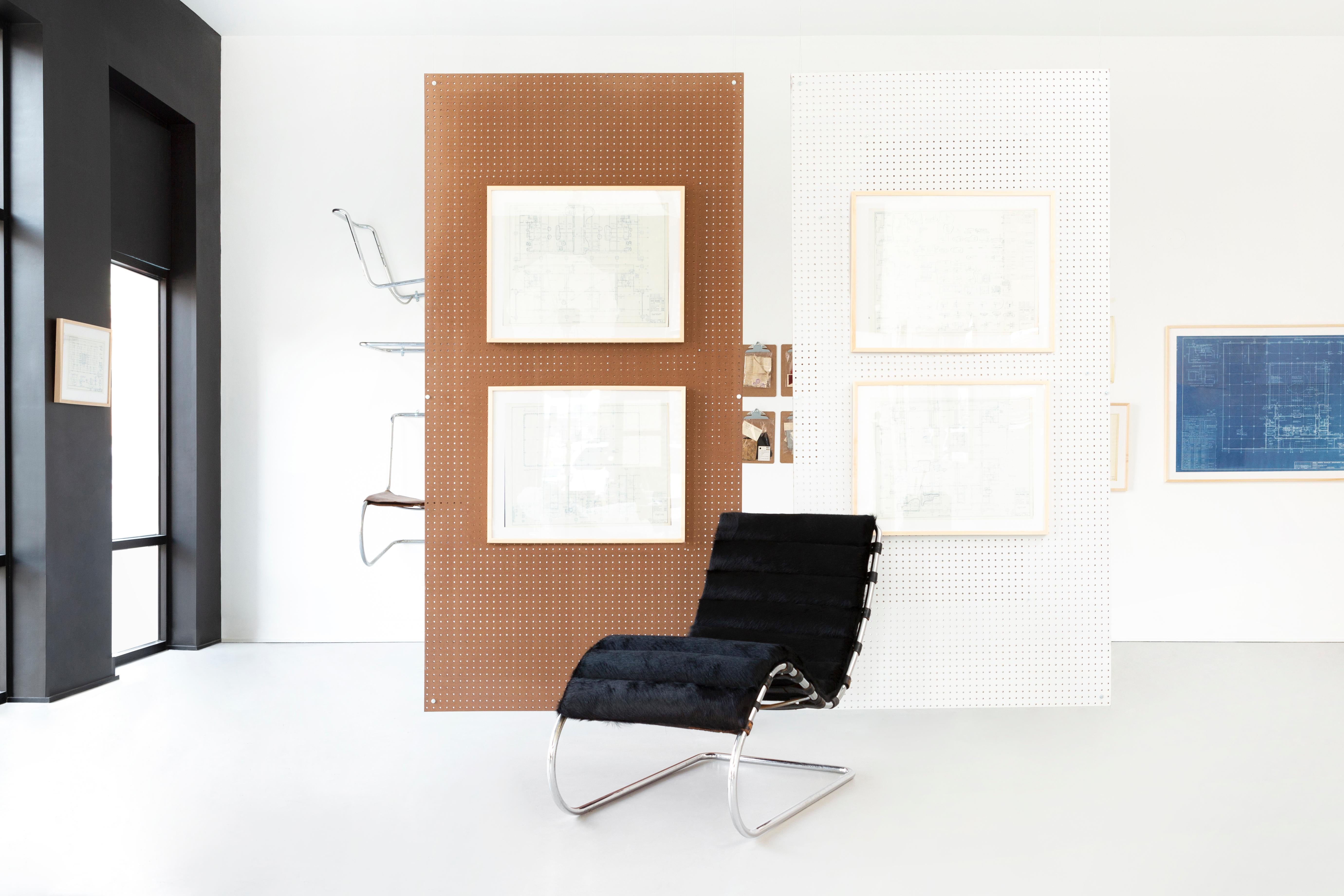 Original Mies van der Rohe Blueprint from 1964, Illuminated Wall Details For Sale 5