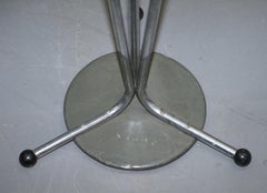 Original Military Steel Industrial 1930s Atomic Coat Rack Hat Stand Art Deco