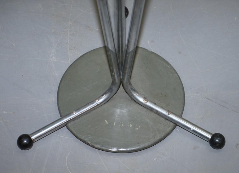 Original Military Steel Industrial 1930s Atomic Coat Rack Hat Stand Art ...