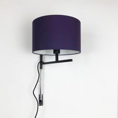 Original Minimalist Adjustable Metal Wall Light, Cosack Attrib. Germany 1960s