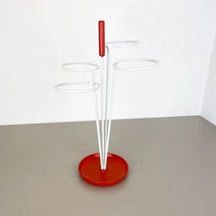 Original Minimalist Matégot Style Metal Pop Art Umbrella Stand, Germany, 1960s