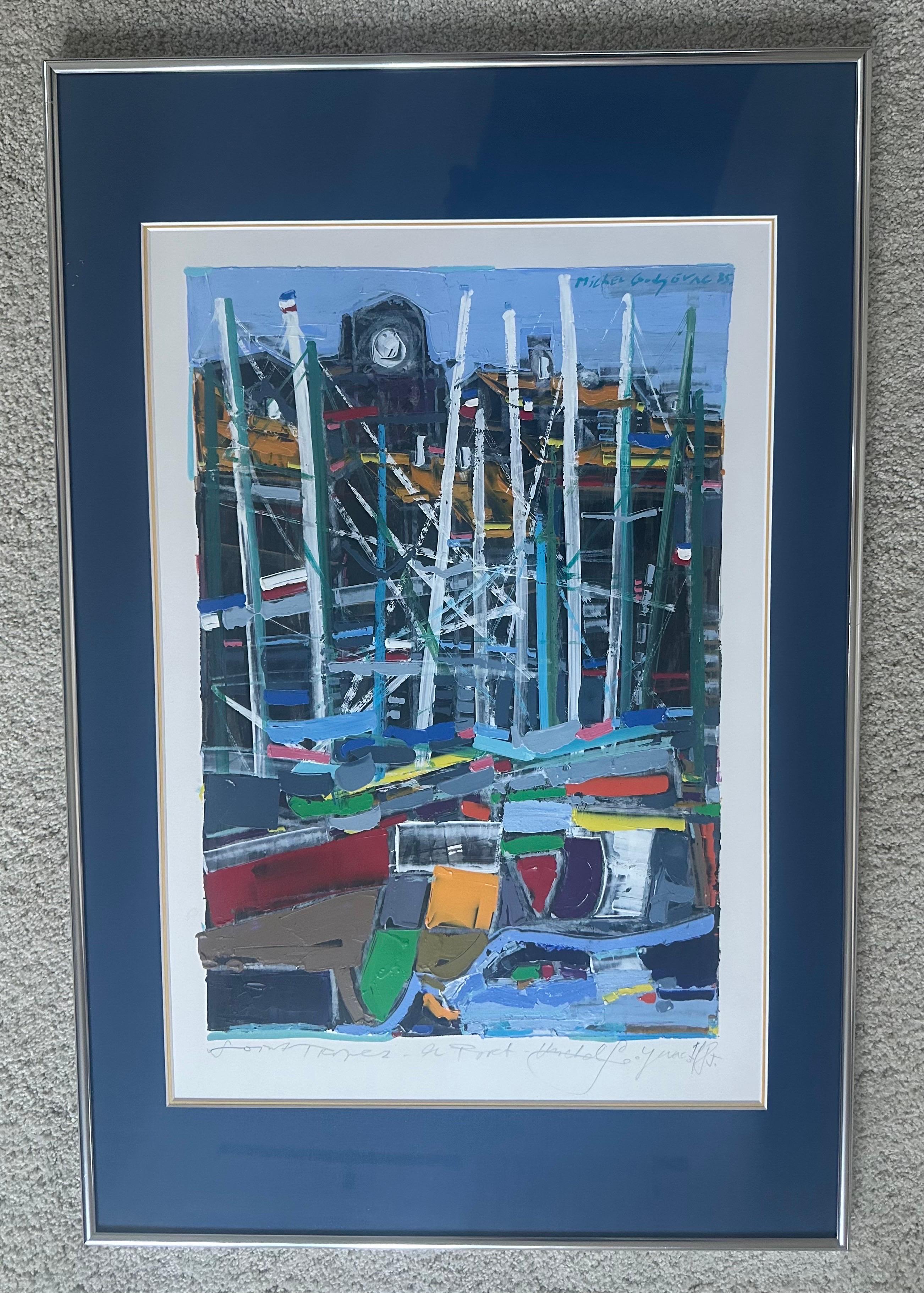Originale tecnica mista astratta intitolata 