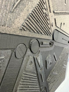 Original abstraktes Gemälde in Mischtechnik von Paul Maxwell