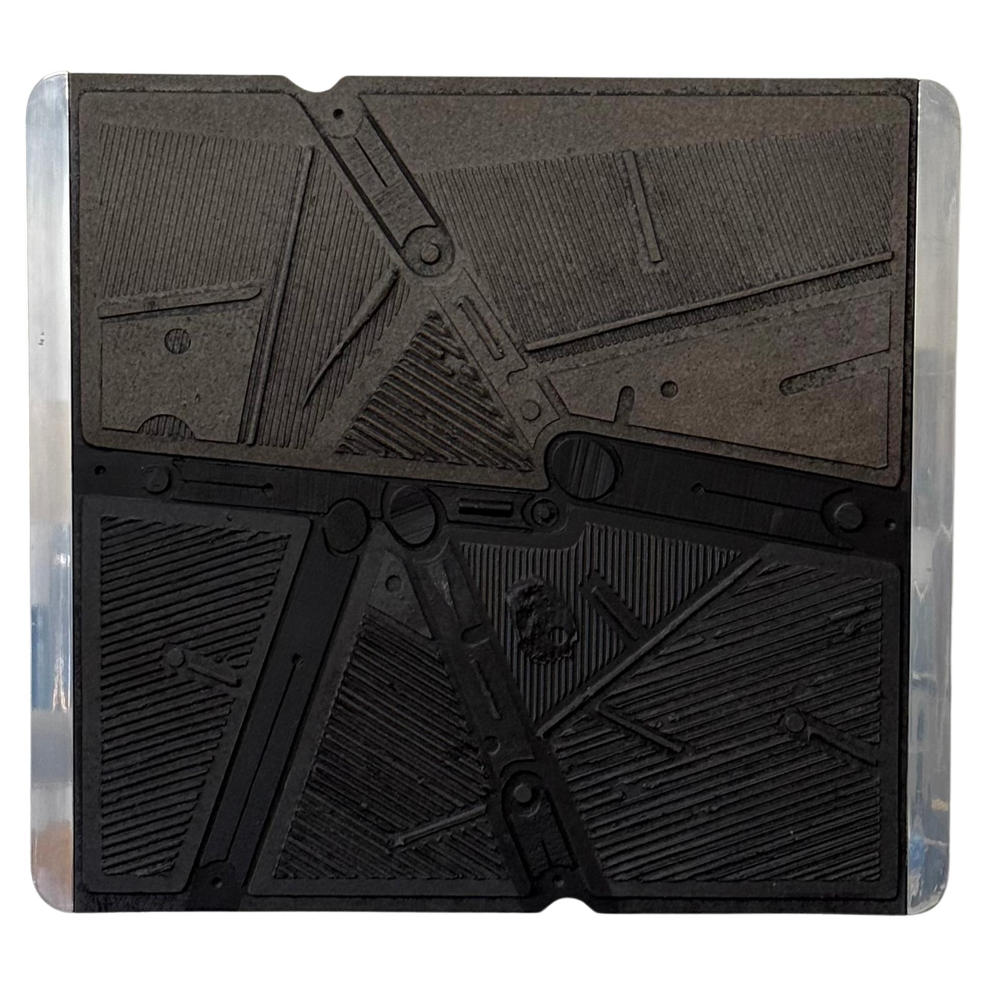 Original abstraktes Gemälde in Mischtechnik von Paul Maxwell