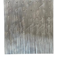 Original Mixed-Media Dimensional Neutral Color Painting “Mad Max” by Machado