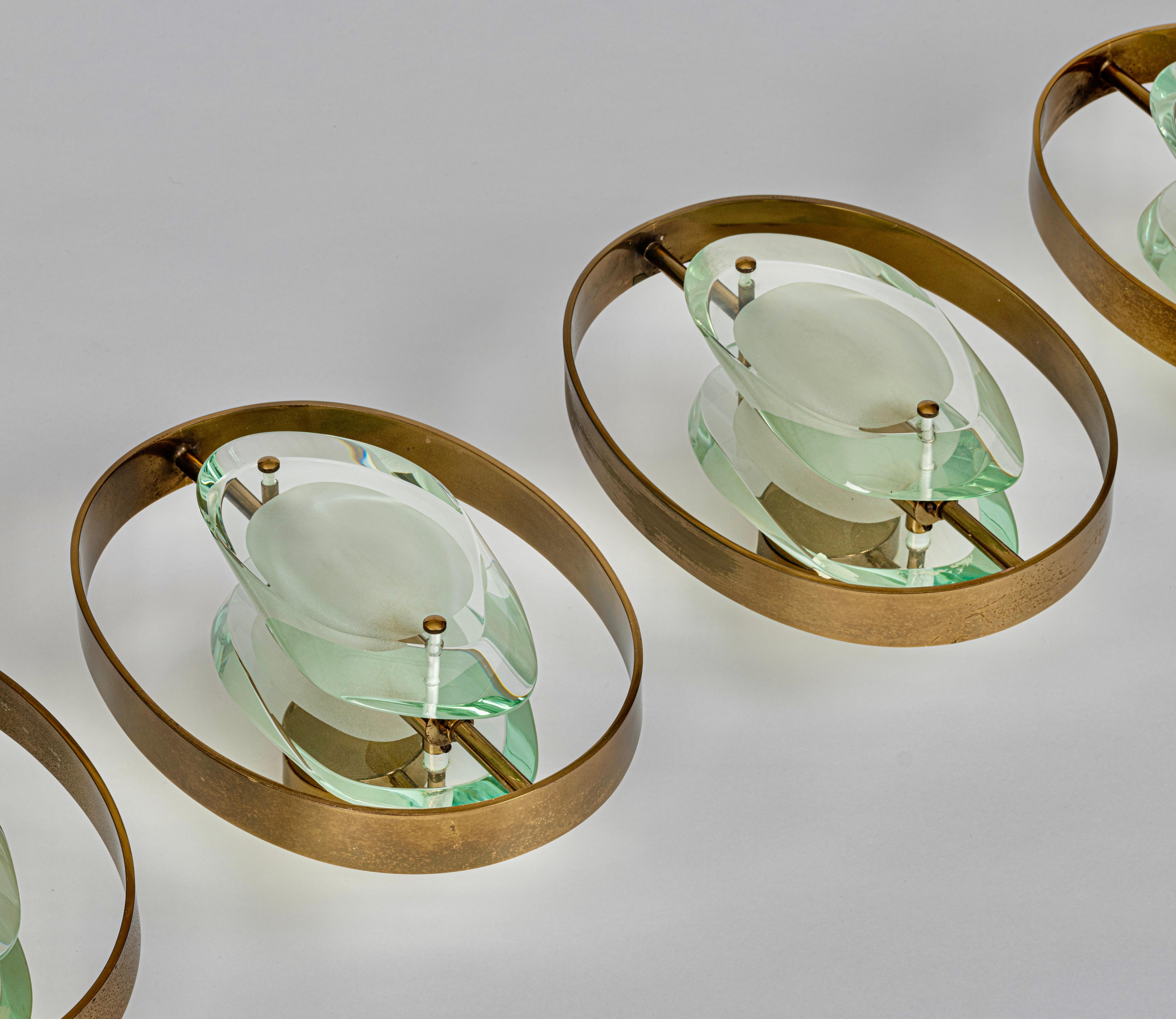 Italian Original Mod. 2240 'Micro' Appliques by Max Ingrand for Fontana Arte, c.1961 For Sale