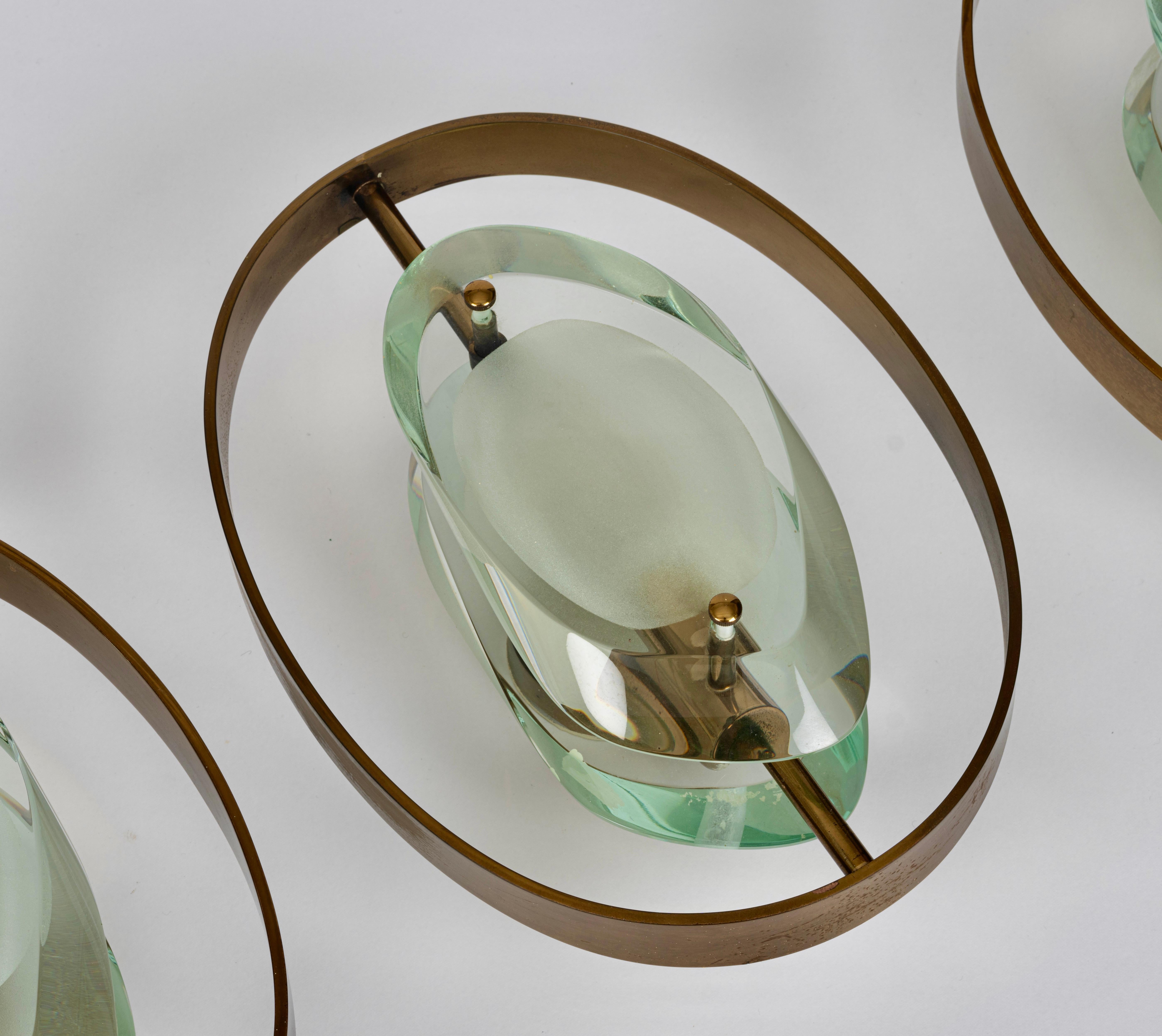 Original Mod. 2240 'Micro' Appliques by Max Ingrand for Fontana Arte, c.1961 In Good Condition For Sale In London, GB