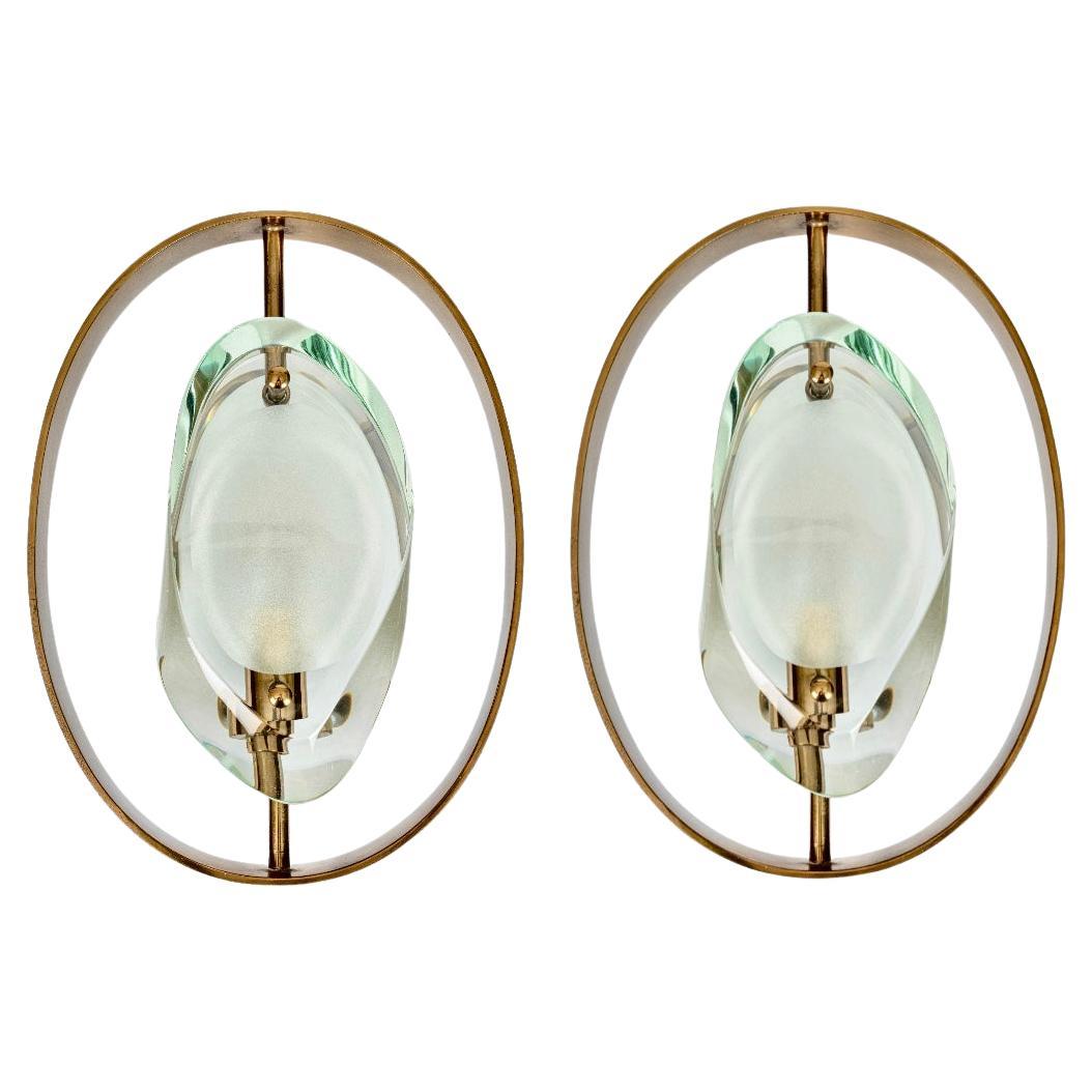 Original Mod. 2240 'Micro' Appliques by Max Ingrand for Fontana Arte, c.1961 For Sale