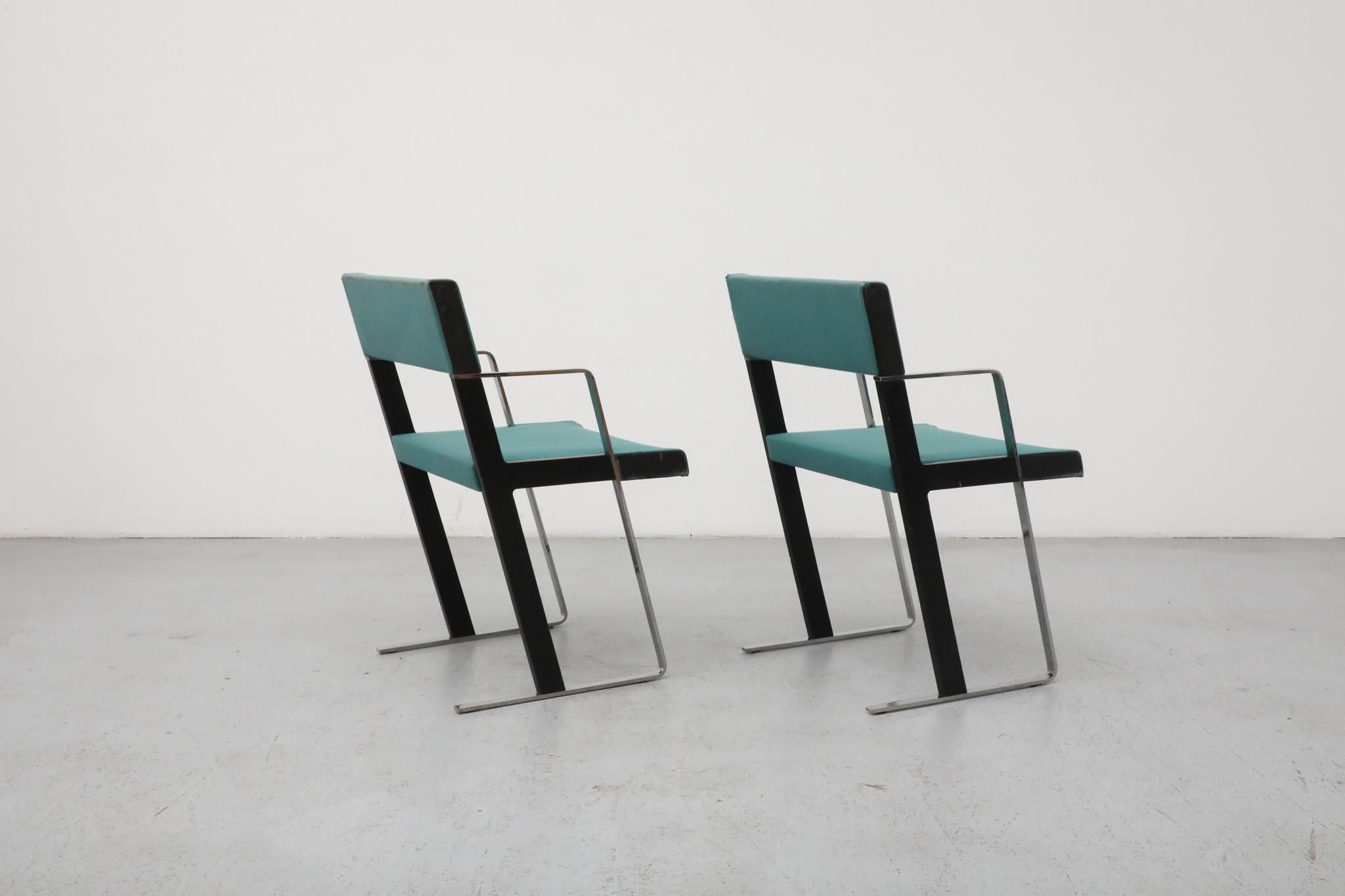 Chaises Model No SDC de Dick Spierenburg pour Castelijn, 1978 Bon état - En vente à Los Angeles, CA