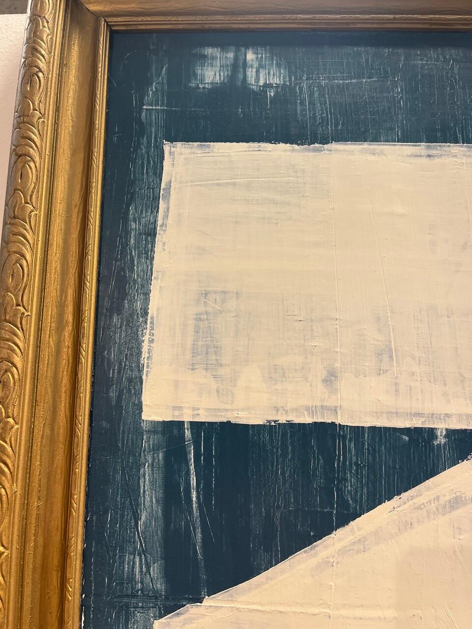 Moderne Abstrait moderne original dans un cadre ancien en vente