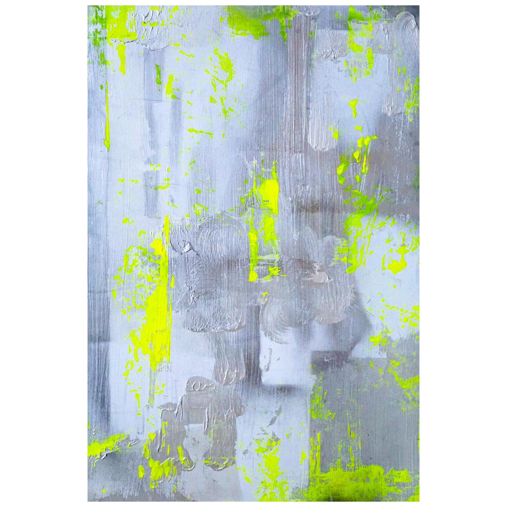 “Chartreuse Verseau” is an original, one of a kind acrylic, silver leaf and pearl dust painting on wood by American Artist, Chanel Verdult. Sure to create dramatic ambiance in any room, “Chartreuse Verseau” features bold shades of chartreuse green