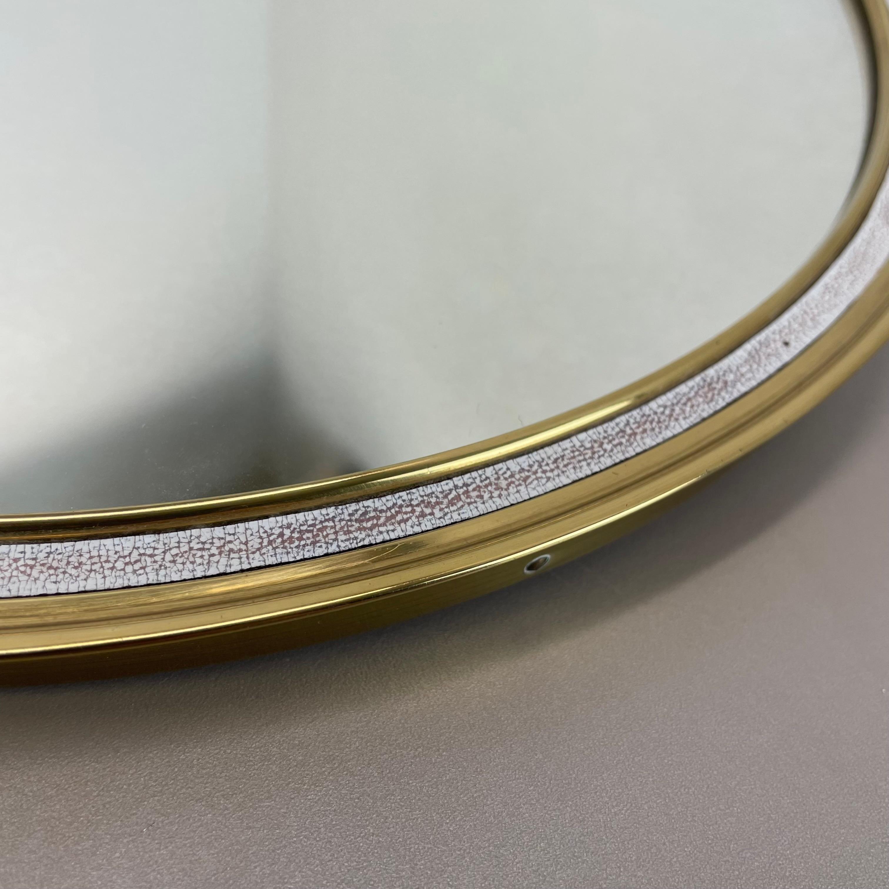 Miroir de table original The Moderns en laiton Vereinigte Werkstätten Munich, Allemagne années 1950 en vente 4
