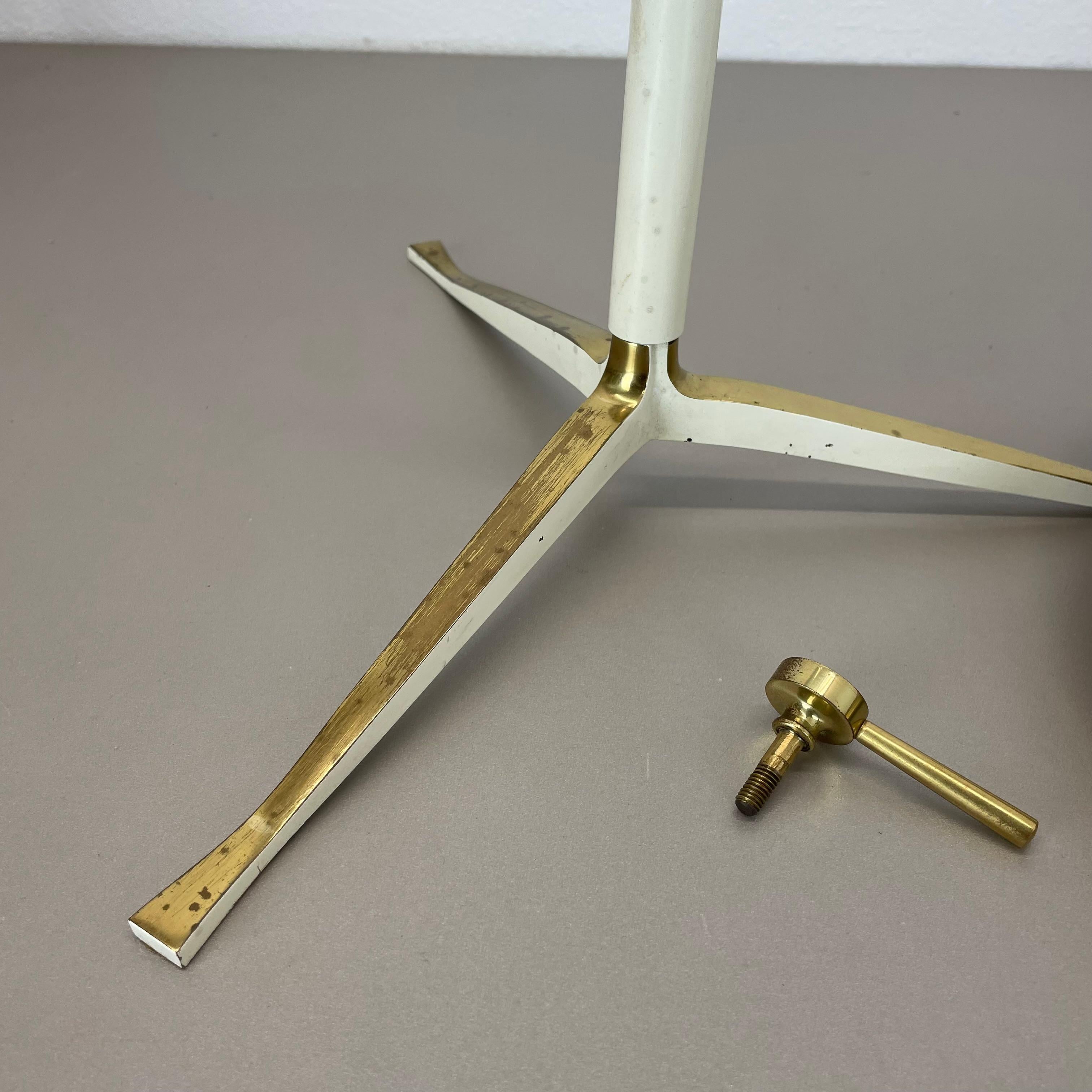20ième siècle Miroir de table original The Moderns en laiton Vereinigte Werkstätten Munich, Allemagne années 1950 en vente