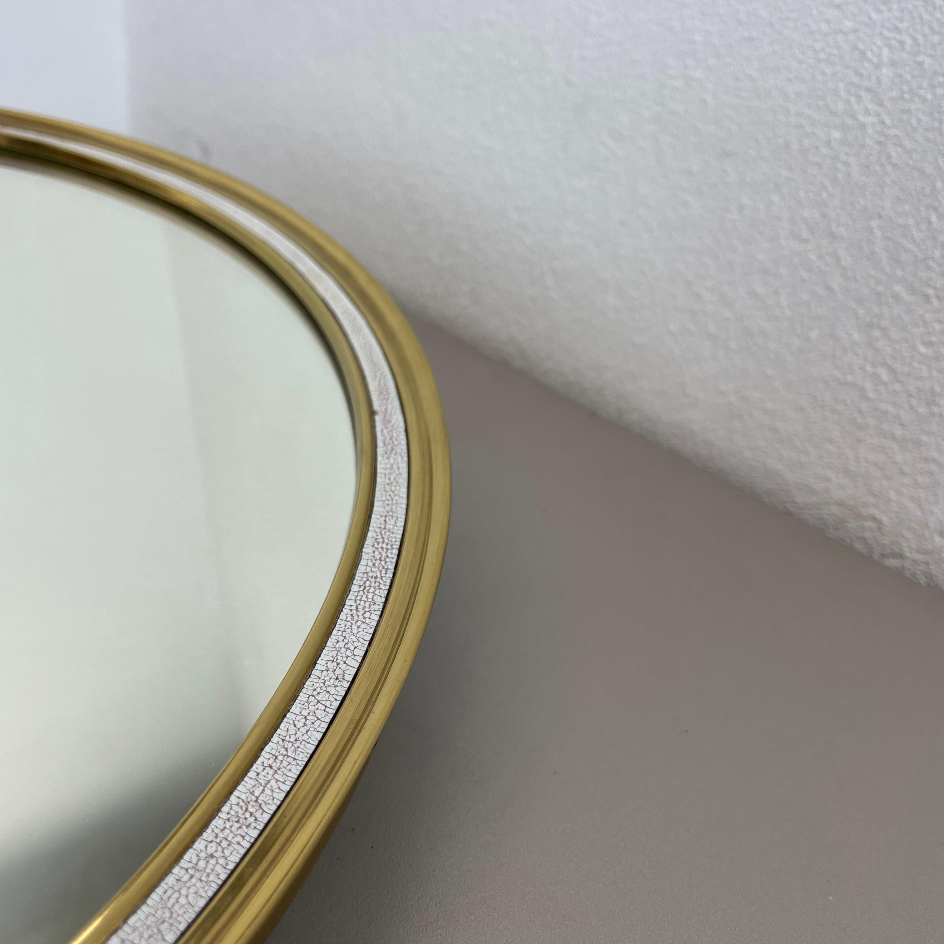Miroir de table original The Moderns en laiton Vereinigte Werkstätten Munich, Allemagne années 1950 en vente 2