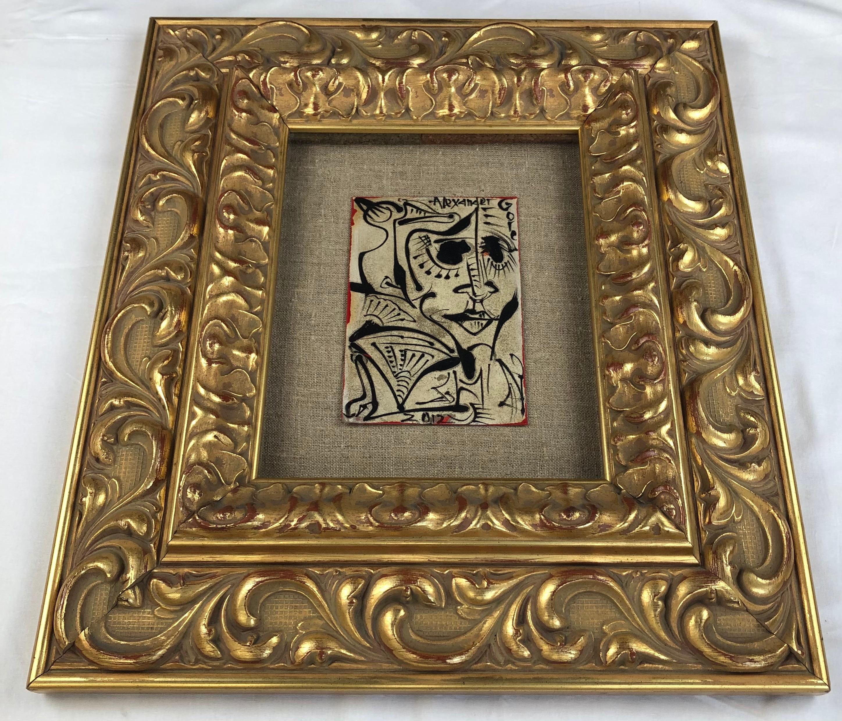 XXI secolo e contemporaneo Pittura moderna surrealista di Alexander Gore Pittura ispirata a Picasso Certificata in vendita