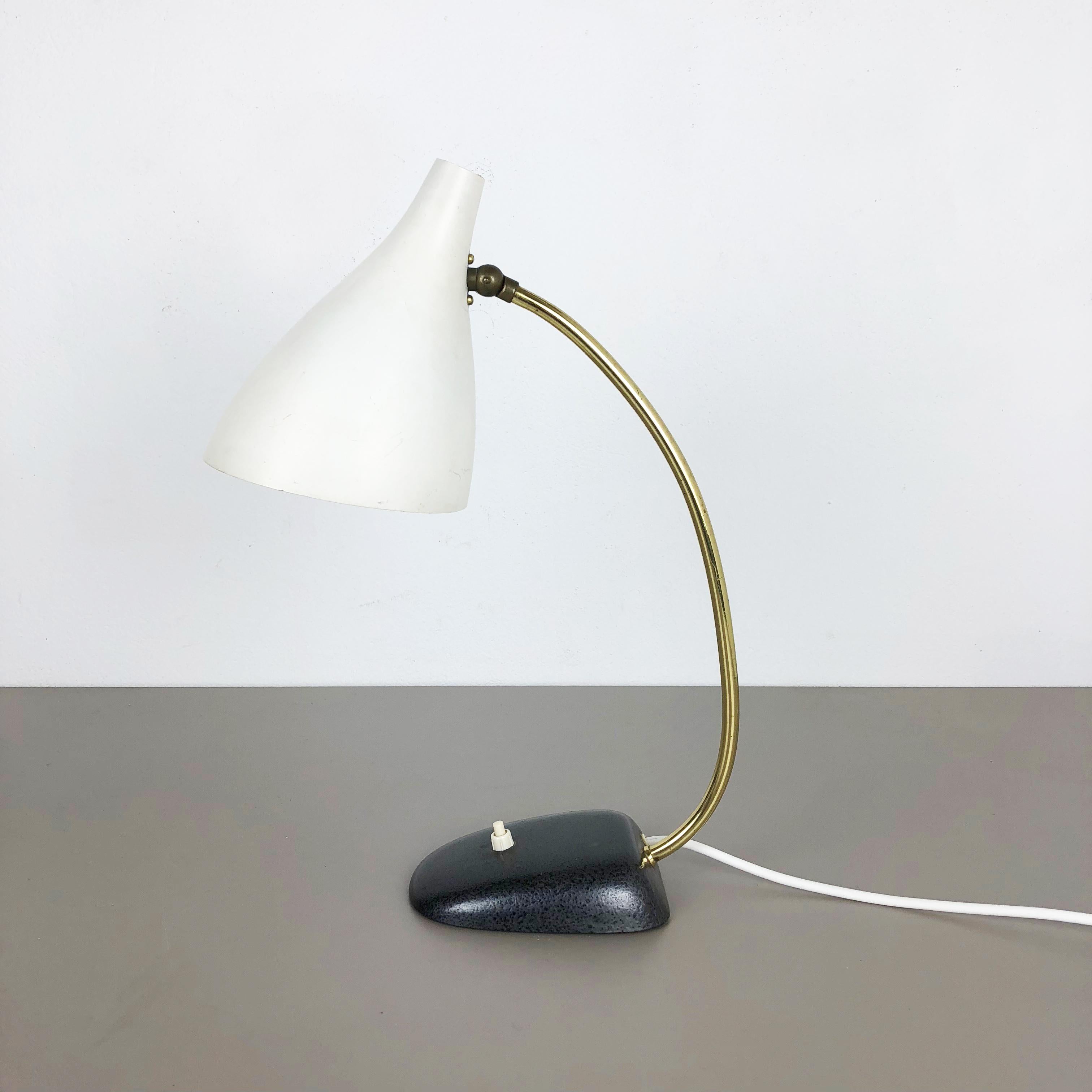 Original Modernist 1960s Metal Table Light Made by Cosack, Germany For Sale 9