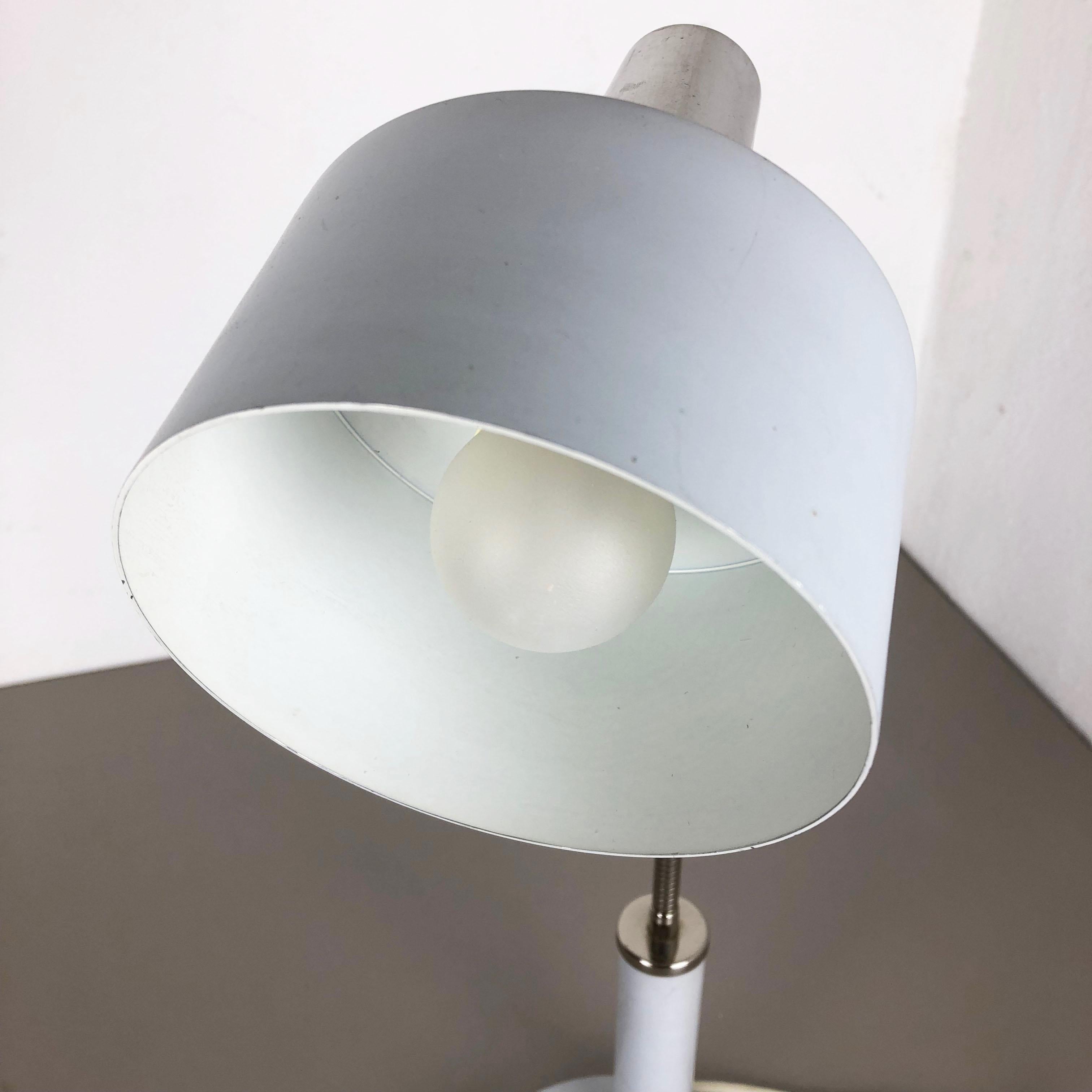 Original Modernist 1960s Metal Table Light Made by SIS Lights Attrib., Germany For Sale 6