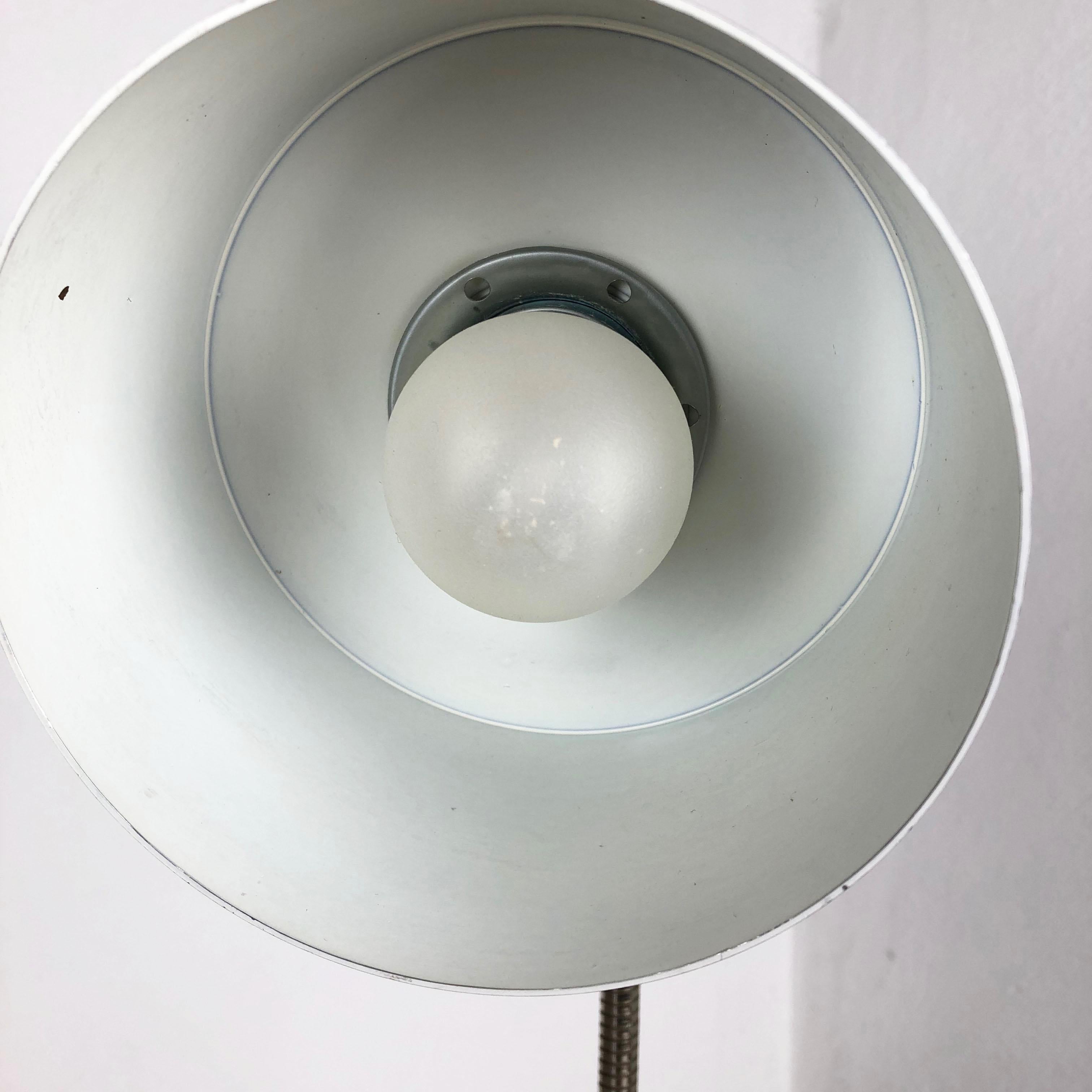 Original Modernist 1960s Metal Table Light Made by SIS Lights Attrib., Germany For Sale 7