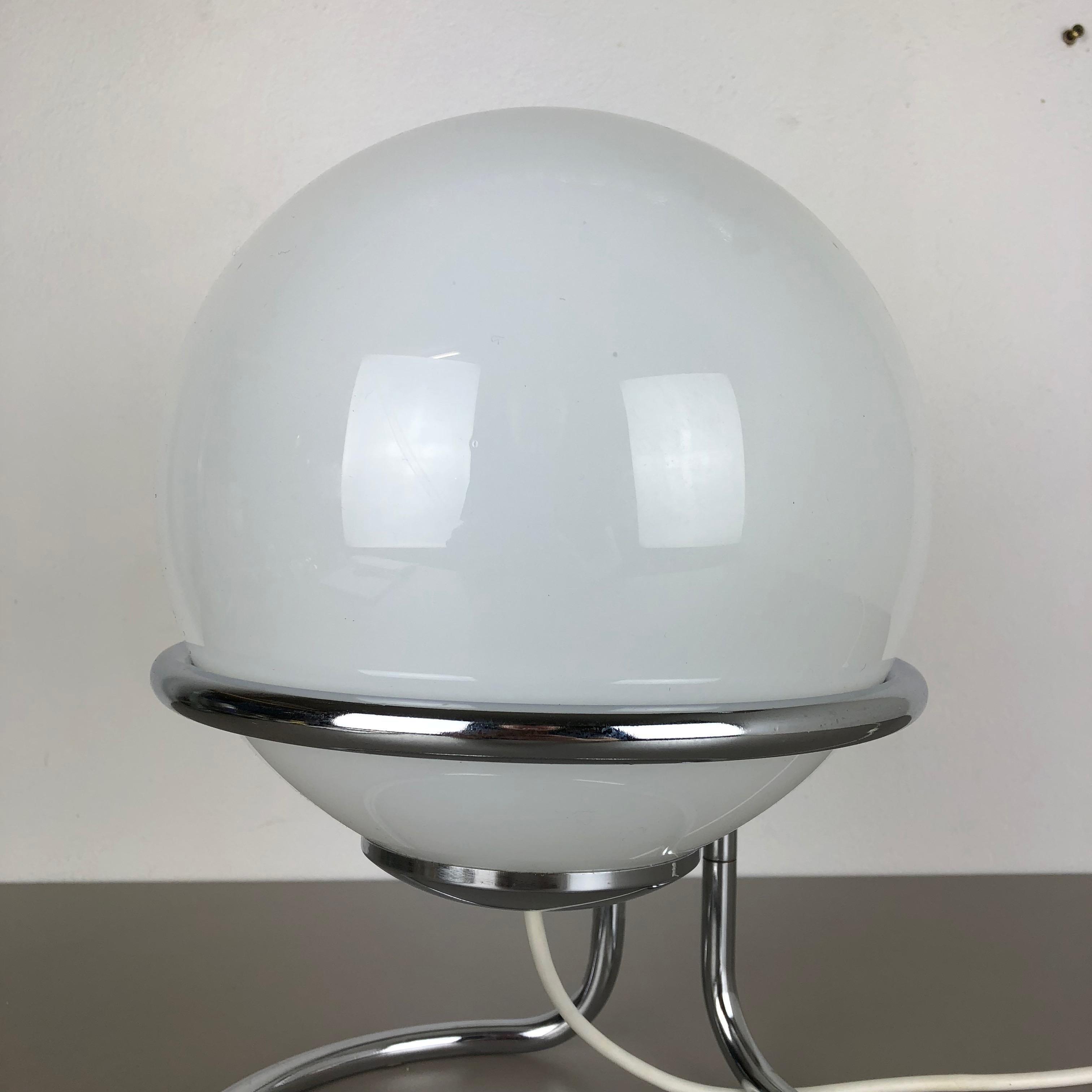 Original Modernist 1960s Sputnik Chromed Table Light by Honsel Lights, Germany 2