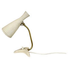 Original Modernist beige Metal Table Light by Cosack, Germany, 1960s