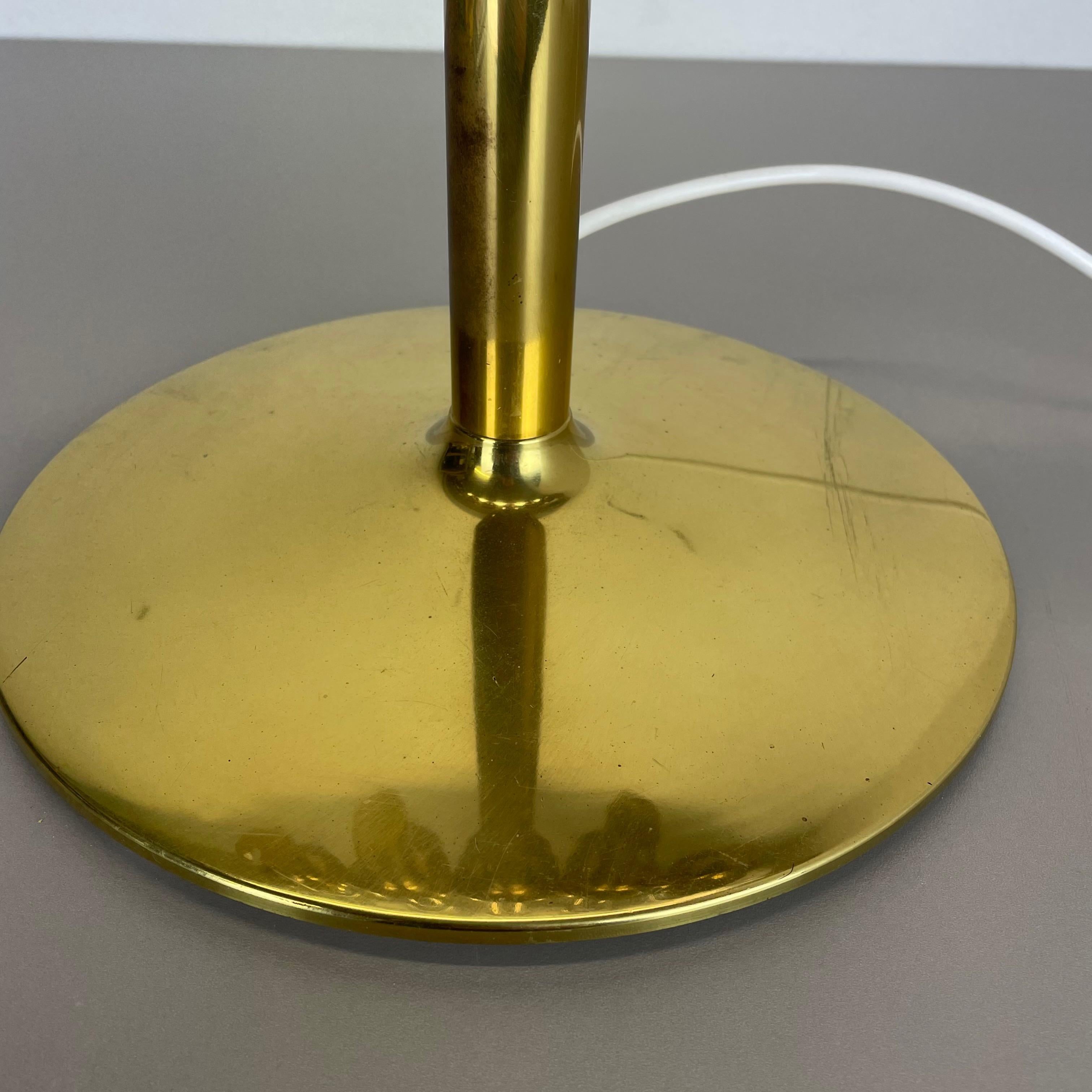 Original Modernist brass Huge Stilnovo Sciolari Style Table Light, Italy, 1970s For Sale 7