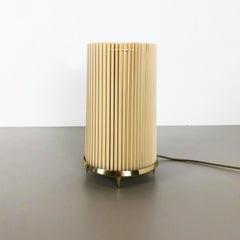 Original Modernist Huge Stilnovo Style Table Light with Brass Base, Italy, 1970s
