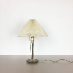 Original Modernist Huge Table Light with Metal Base, Italy, 1960s