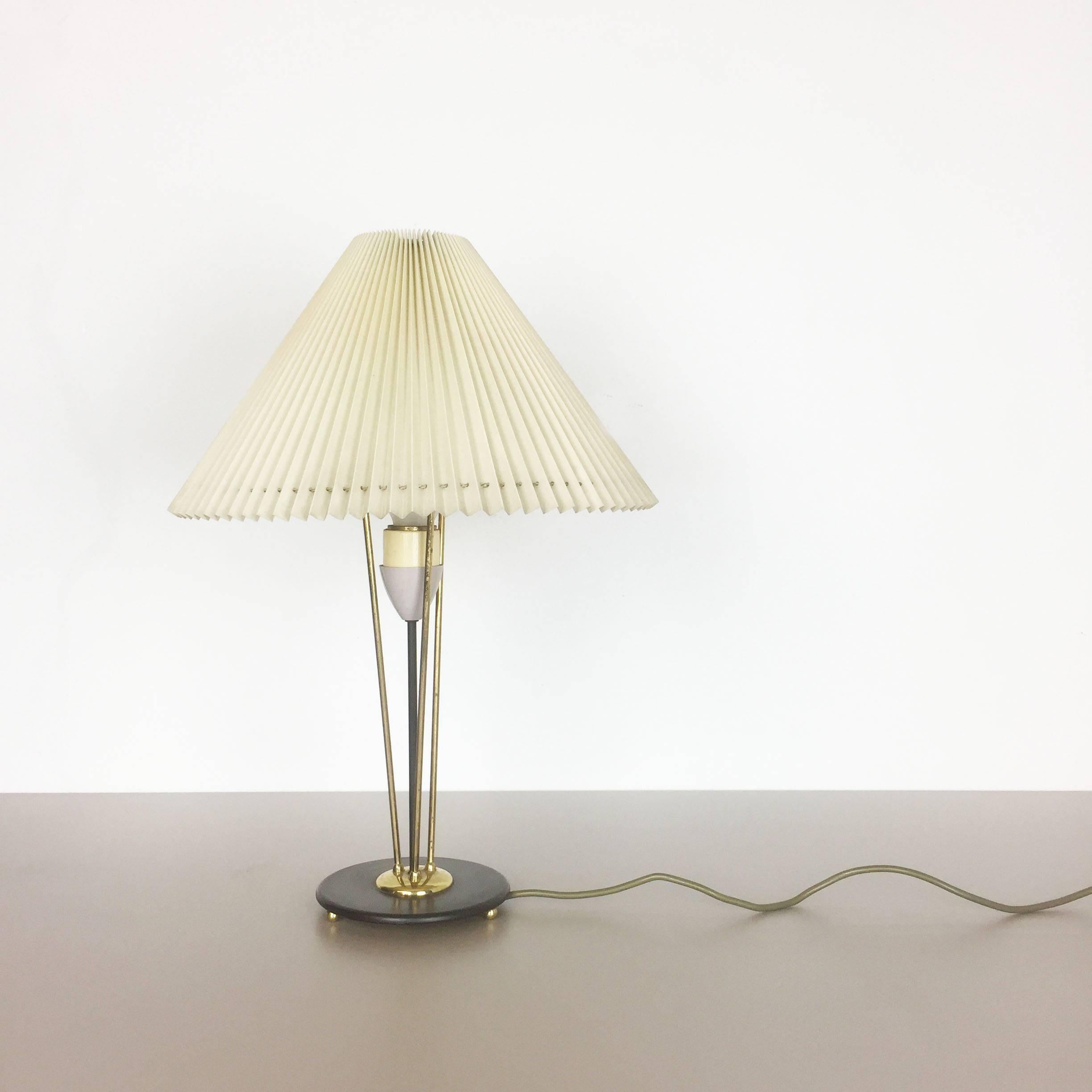 Original Modernist Huge Table Light with Metal Base, Italy, 1960s For Sale 3