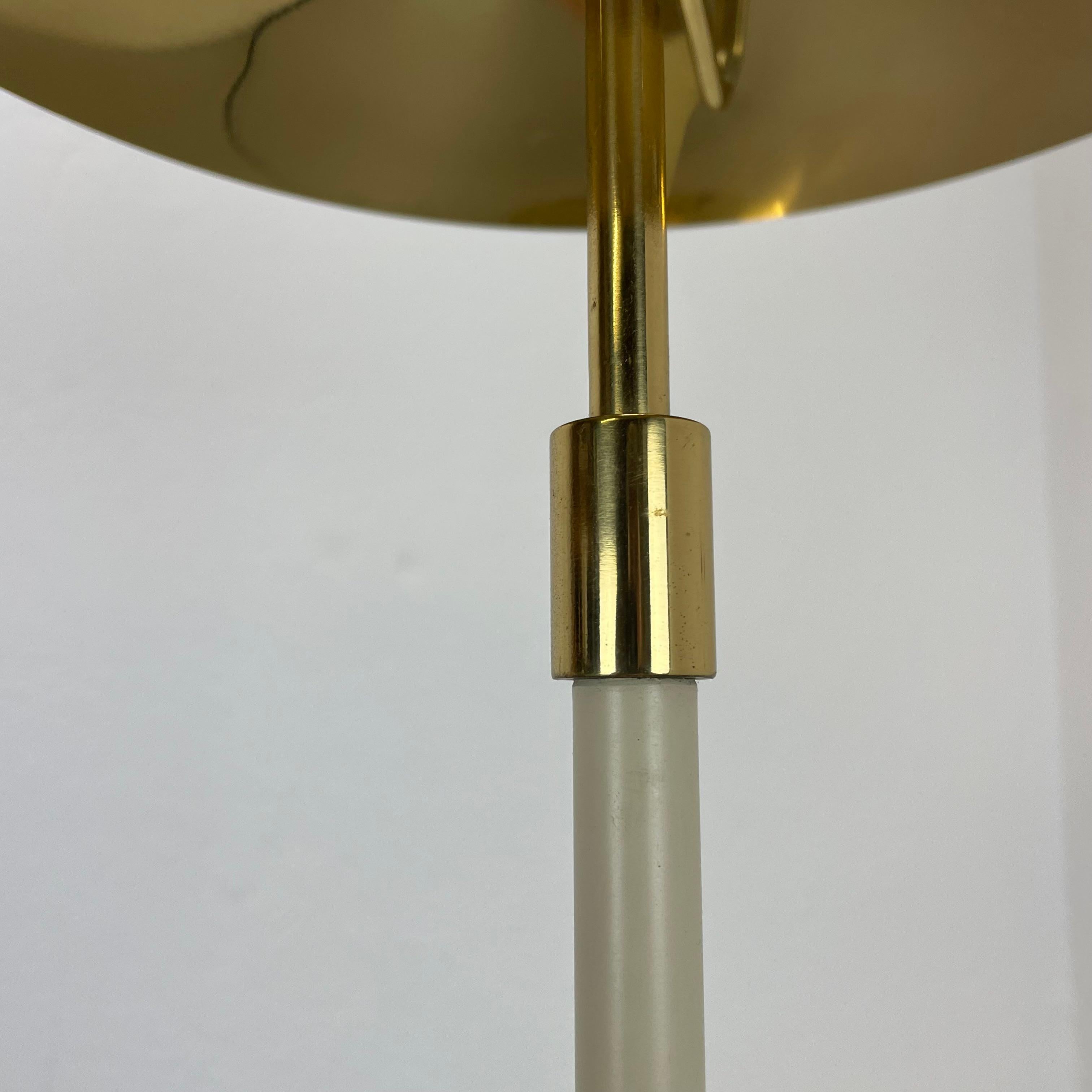Original Modernist large 72cm brass Table Light by ANTA Leuchten, Germany, 1980s For Sale 5