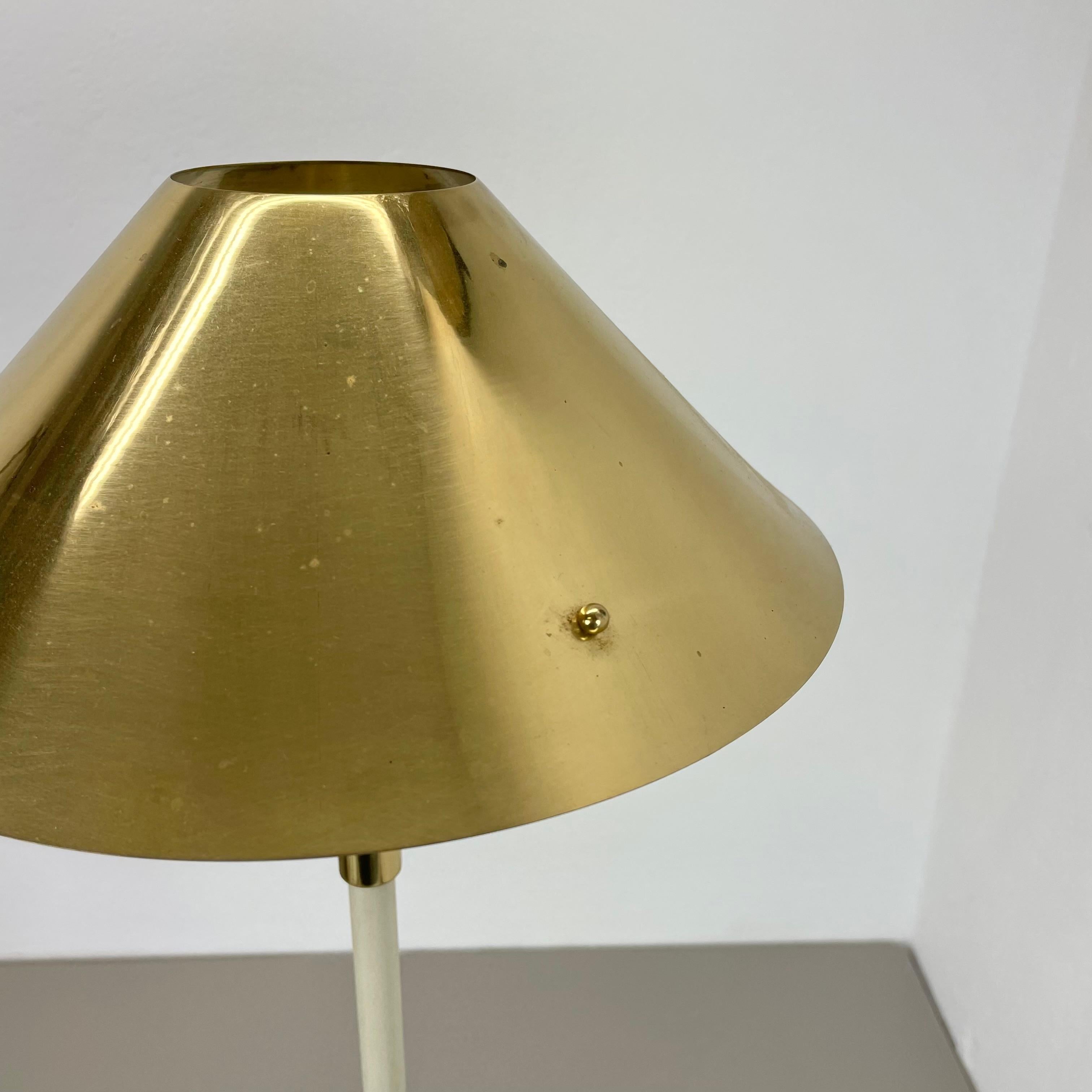 Mid-20th Century Original Modernist large 72cm brass Table Light by ANTA Leuchten, Germany, 1980s For Sale