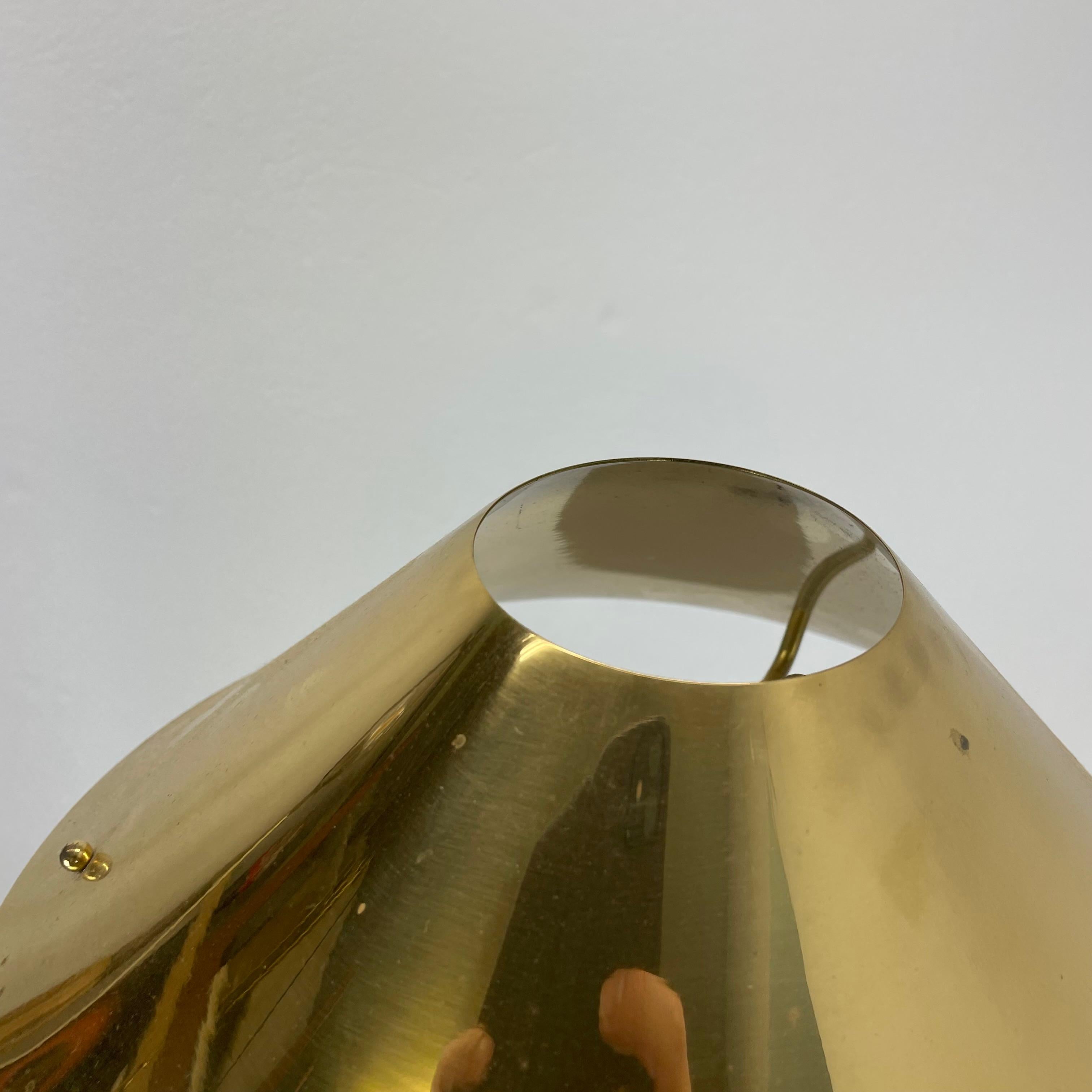Metal Original Modernist large 72cm brass Table Light by ANTA Leuchten, Germany, 1980s For Sale