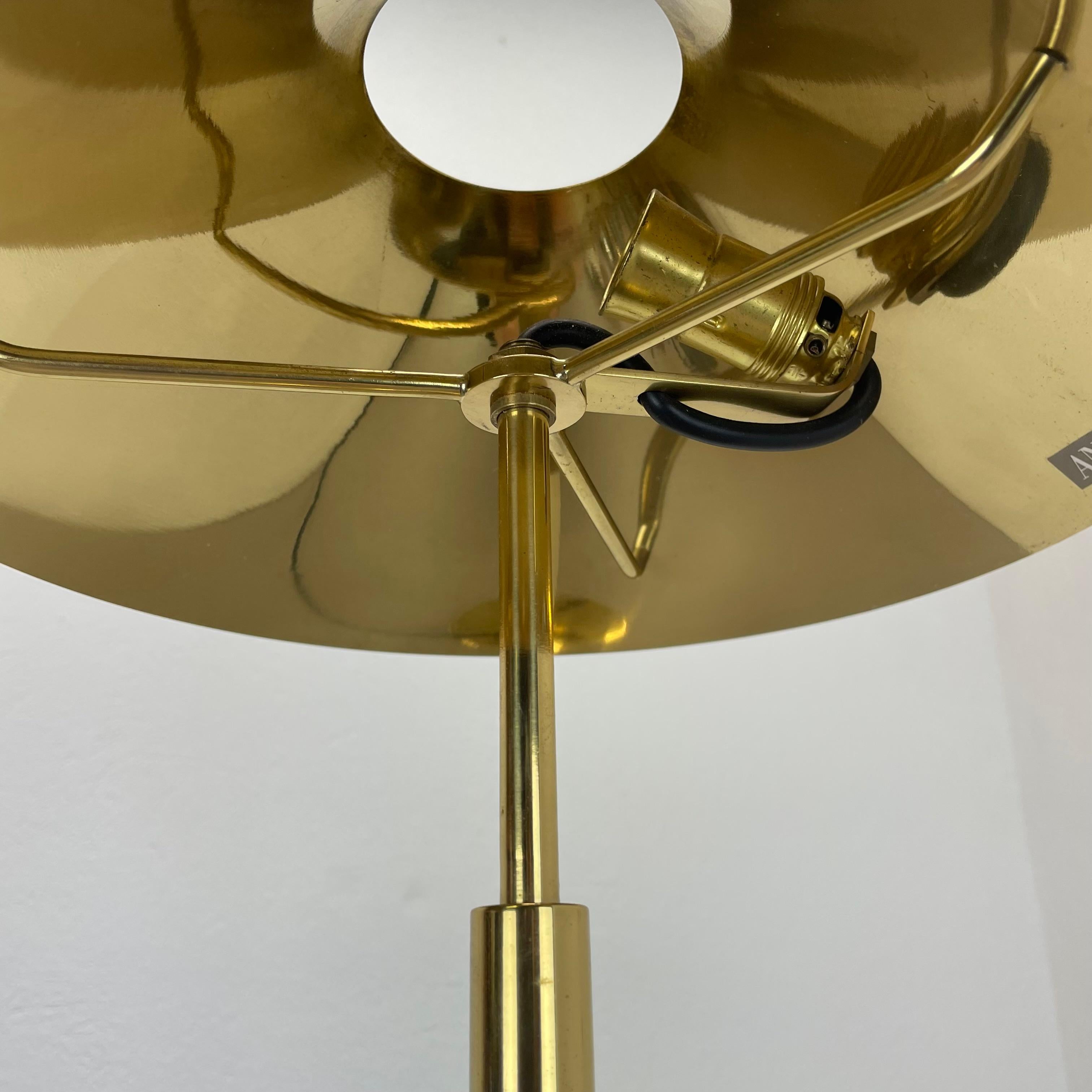 Original Modernist large 72cm brass Table Light by ANTA Leuchten, Germany, 1980s For Sale 2