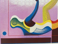 Original Modernist Lithograph by Georgi Daskaloff, Early 1960s