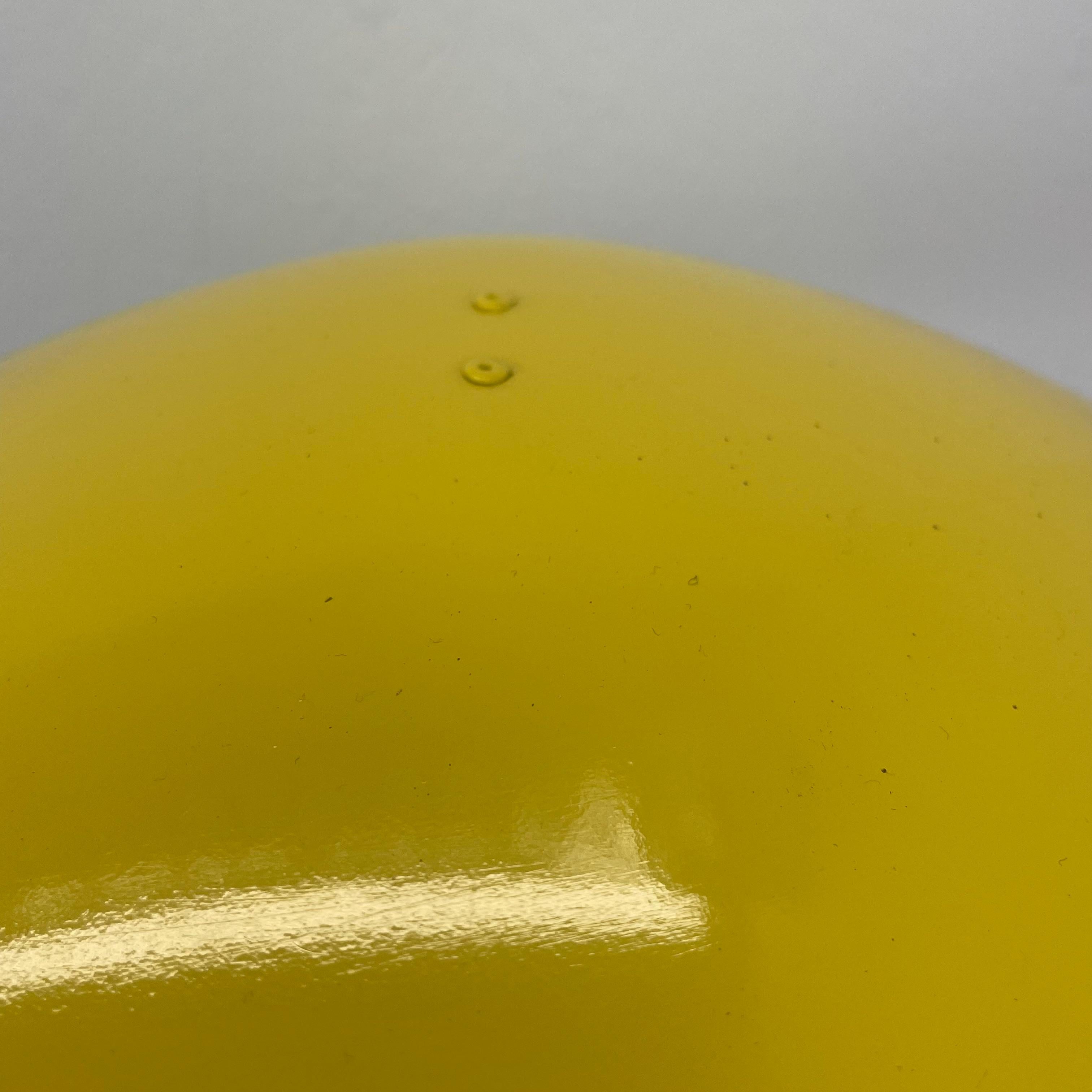 Lampe de table moderniste originale en métal jaune par Cosack Leuchen, Allemagne, années 1960 en vente 9