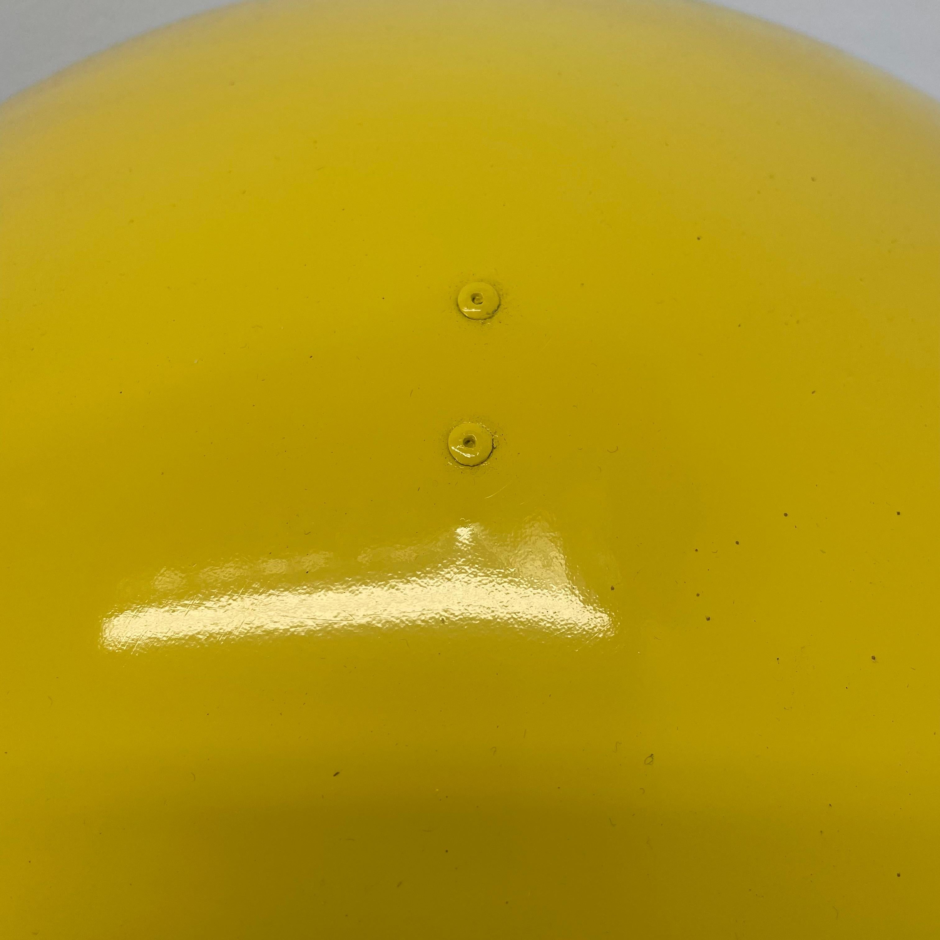 Lampe de table moderniste originale en métal jaune par Cosack Leuchen, Allemagne, années 1960 en vente 10