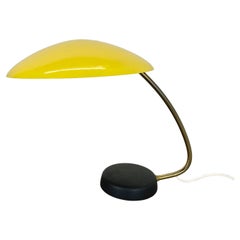 Original Modernist yellow Metal Table Light by Cosack Leuchen, Germany 1960s