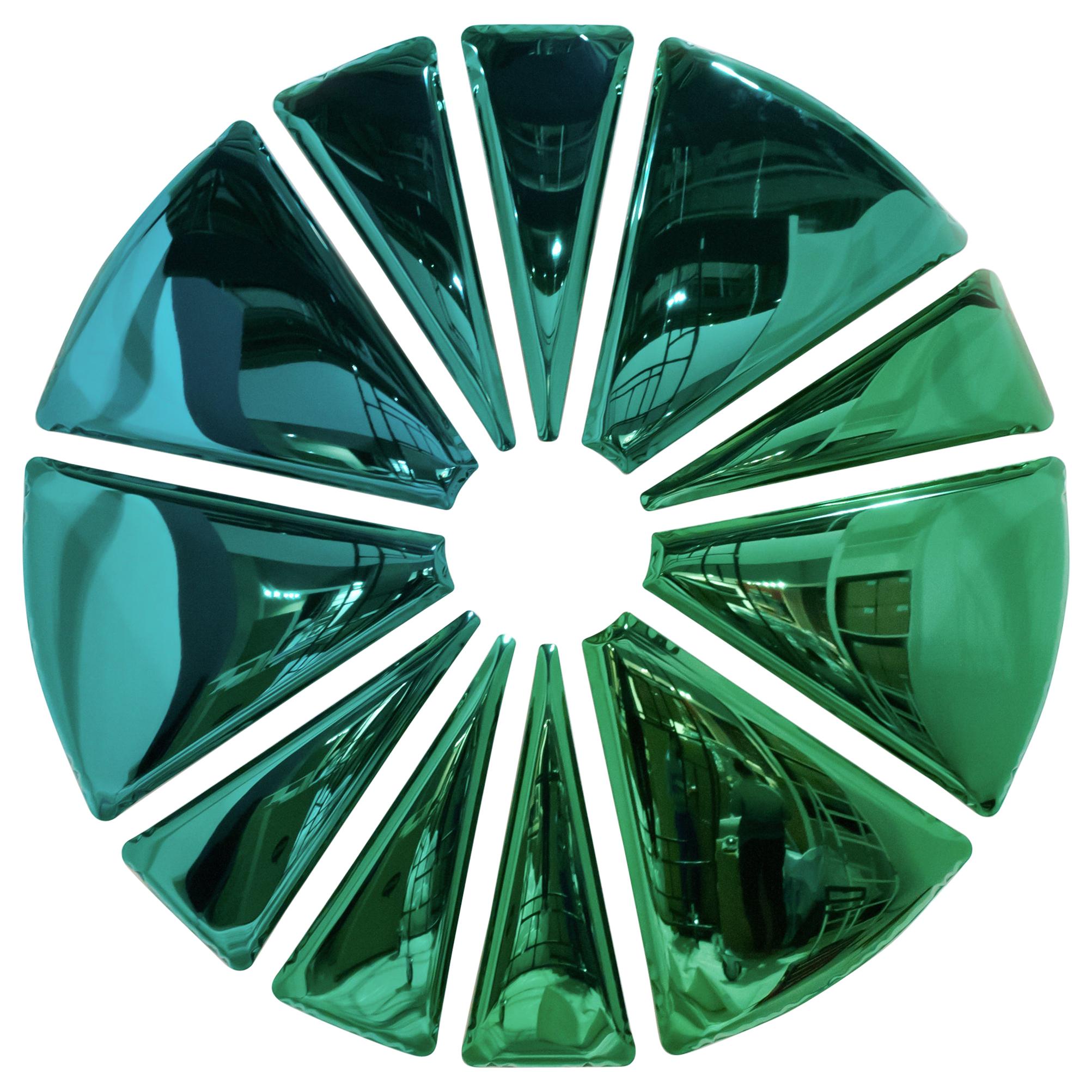 Nucleus Gradient Monumental Decorative Wall Mirror, Zieta For Sale