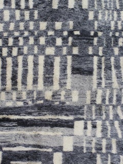 Original Moroccan Beni Ourain Style Berber Tribal Rug