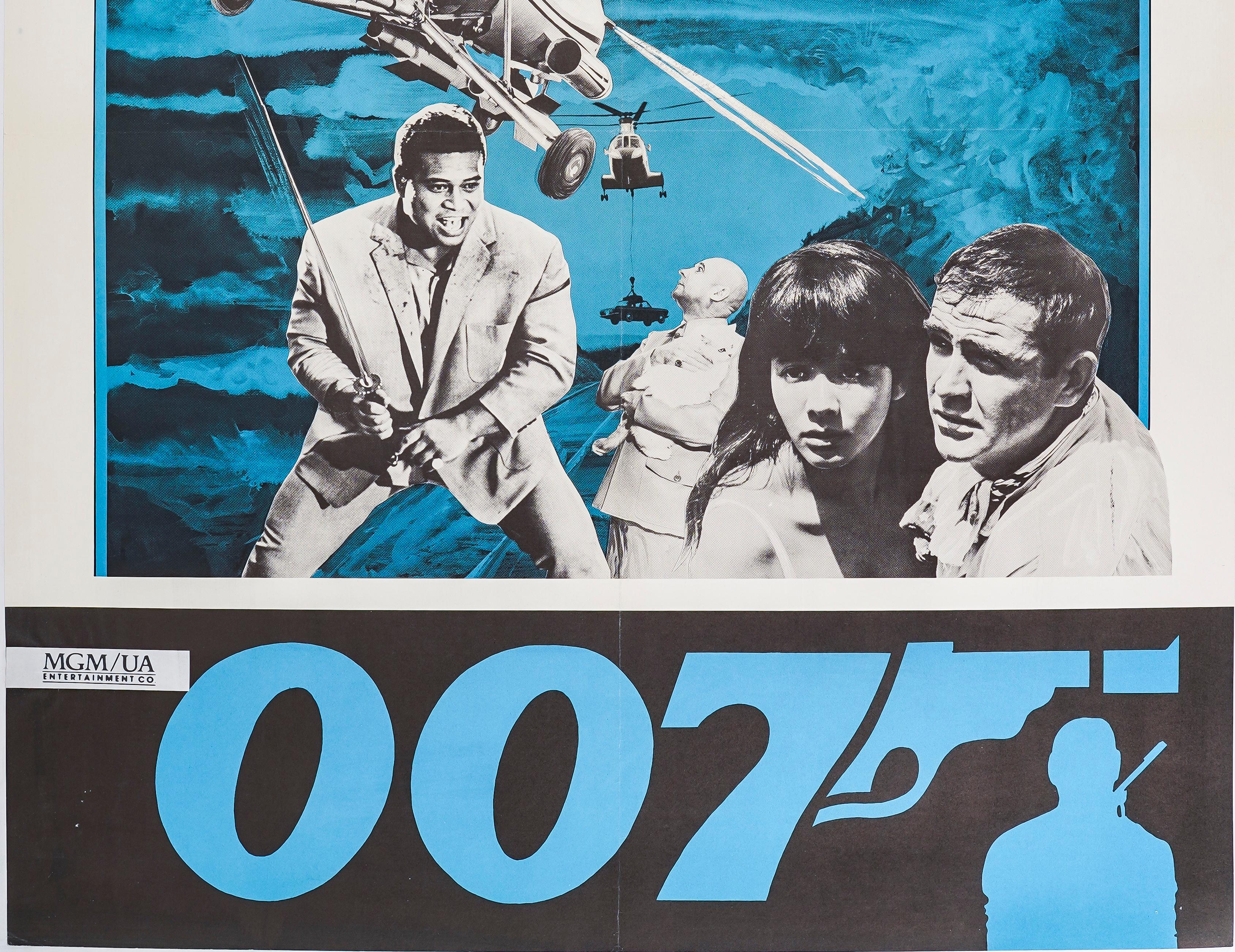 Original Filmplakat, 007 James Bond, You only live twice, Sean Connery, 1980 (Schweizerisch) im Angebot
