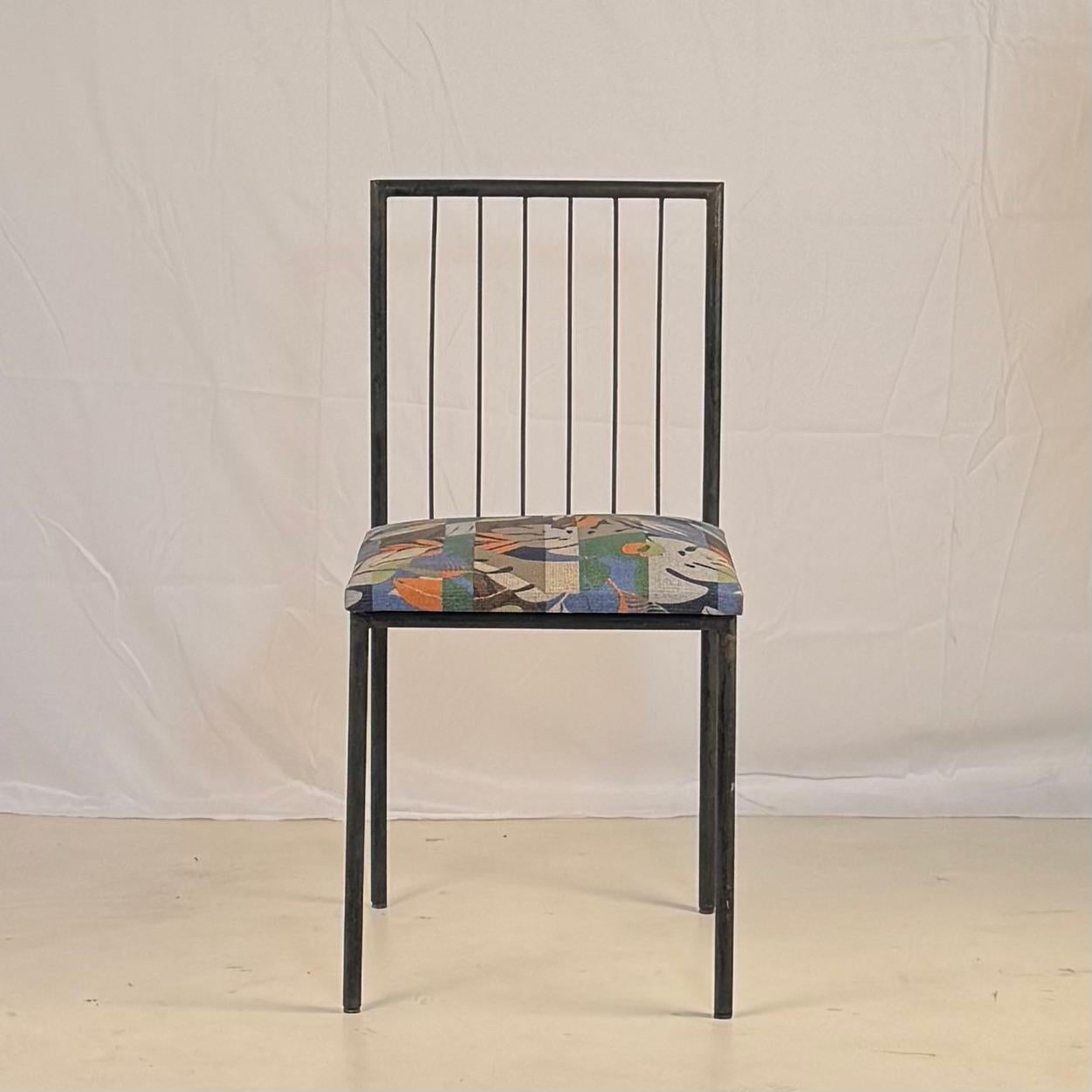 Vintage iron chair designed by notable mid-century Brazilian furniture designer Geraldo de Barros and made by his company Unilabor in São Paulo.
Great as a desk chair for someone passionate about collecting original design pieces.
Rare in the US.