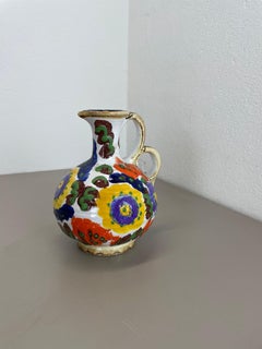 Original multicolor Ceramic Studio Pottery Vase by Marei Ceramics, Germany 1970s