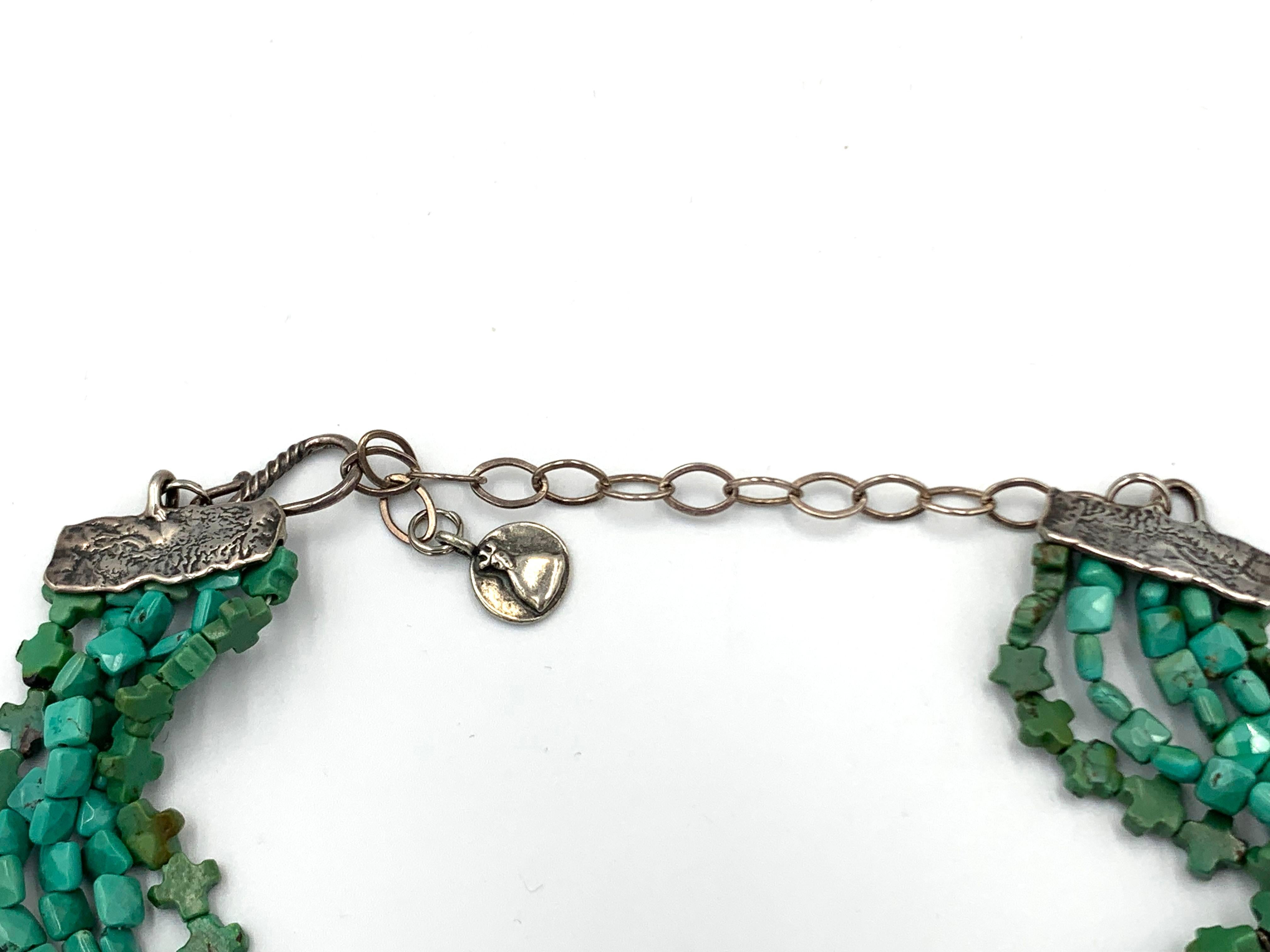 Original Mummy’s Bundle Choker by Doug and Mary Handcock 14237 CH246a.s In New Condition For Sale In Scottsdale, AZ